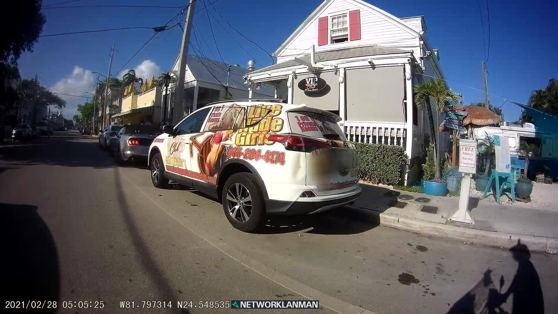 Street view near Mermaid's Cove, Key West — © networklanman (CC BY-SA · Mapillary)