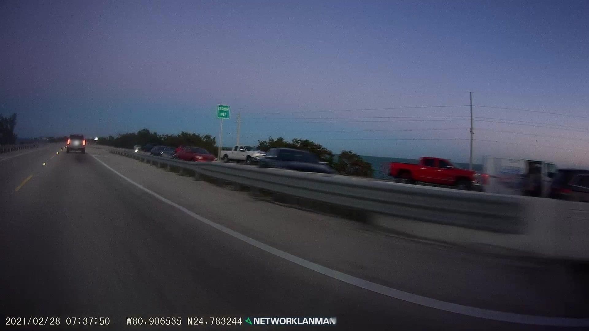Street view near Keys Carribean at Hawk's Cay, Marathon — © networklanman (CC BY-SA · Mapillary)