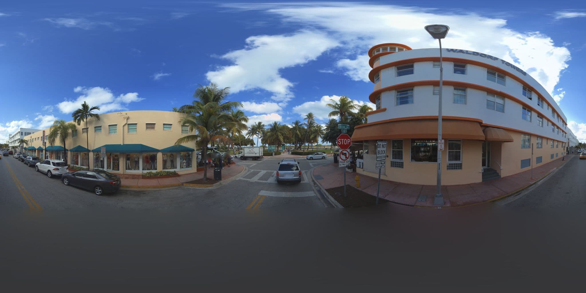 Street view near 9th and Ocean Dr Penthouse Apartments, Miami Beach — © microsoft (CC BY-SA · Mapillary)