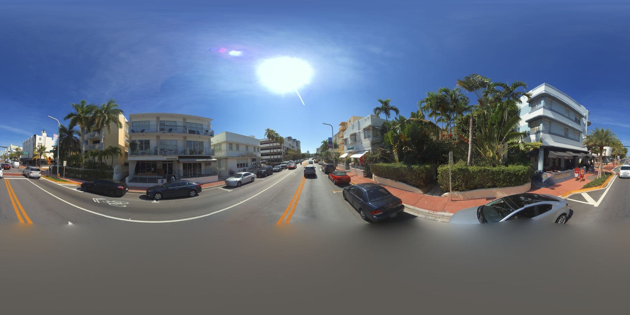 Street view near The Mediterranean Mansion, Miami Beach — © microsoft (CC BY-SA · Mapillary)