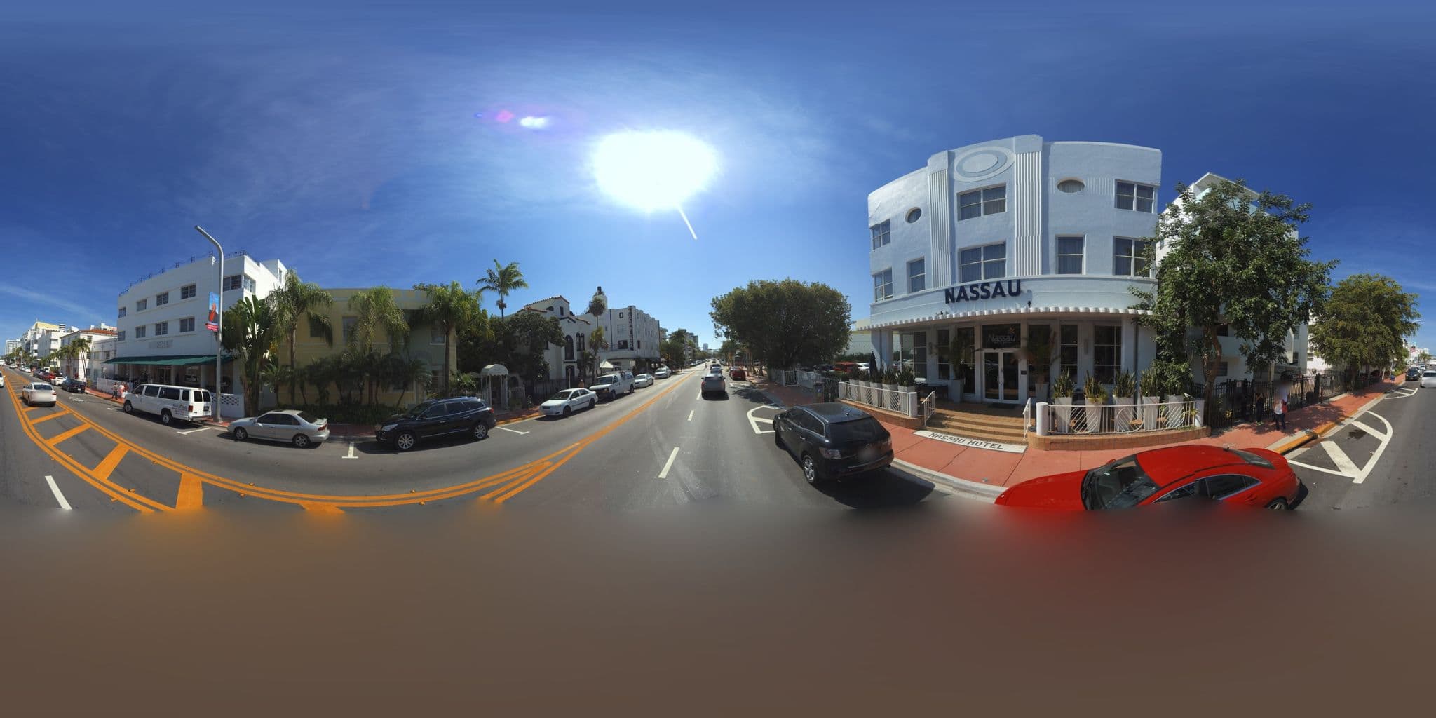 Street view near Patio Bar at The President Hotel, Miami Beach — © microsoft (CC BY-SA · Mapillary)