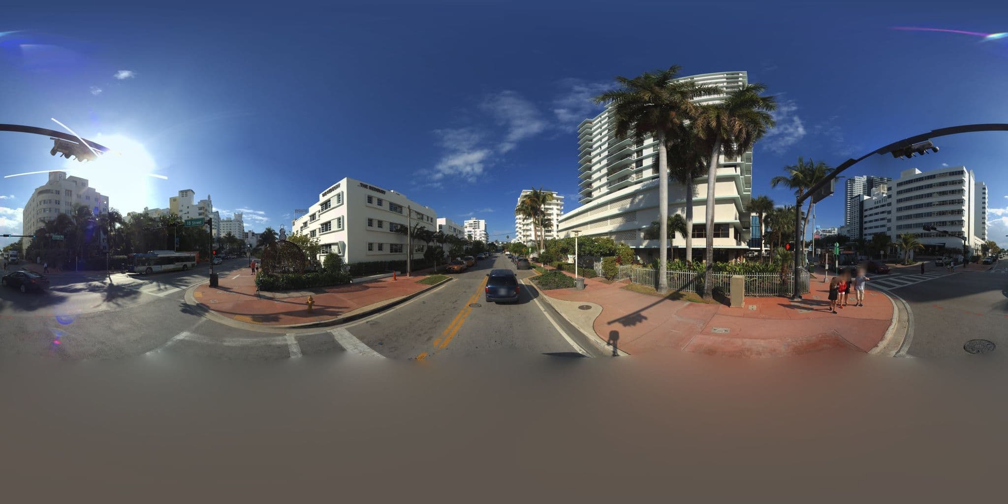 Street view near vitaminwater parties at the shelborne!, Miami Beach — © microsoft (CC BY-SA · Mapillary)