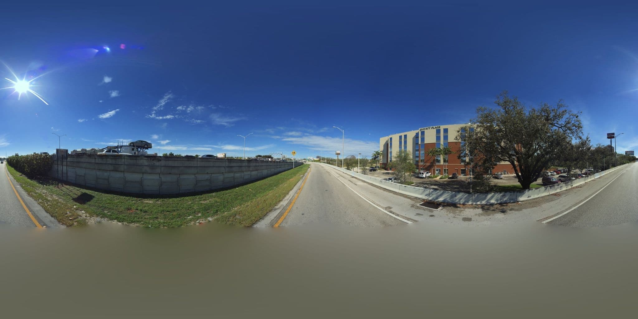 Street view near Hyatt Place Fort Lauderdale Airport - South & Cruise Port, Dania Beach — © microsoft (CC BY-SA · Mapillary)