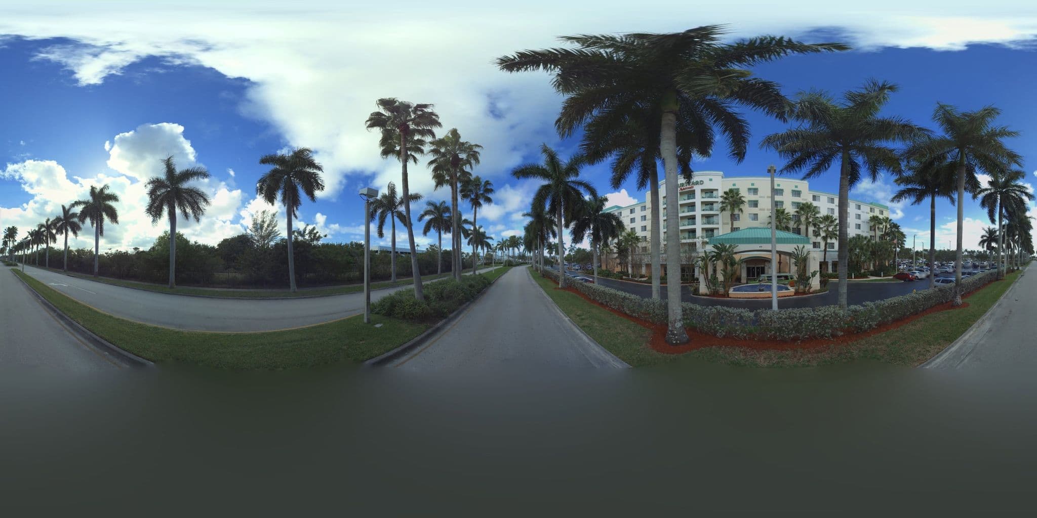 Street view near Courtyard marriott lobby, Estates of Fort Lauderdale (historical) — © microsoft (CC BY-SA · Mapillary)