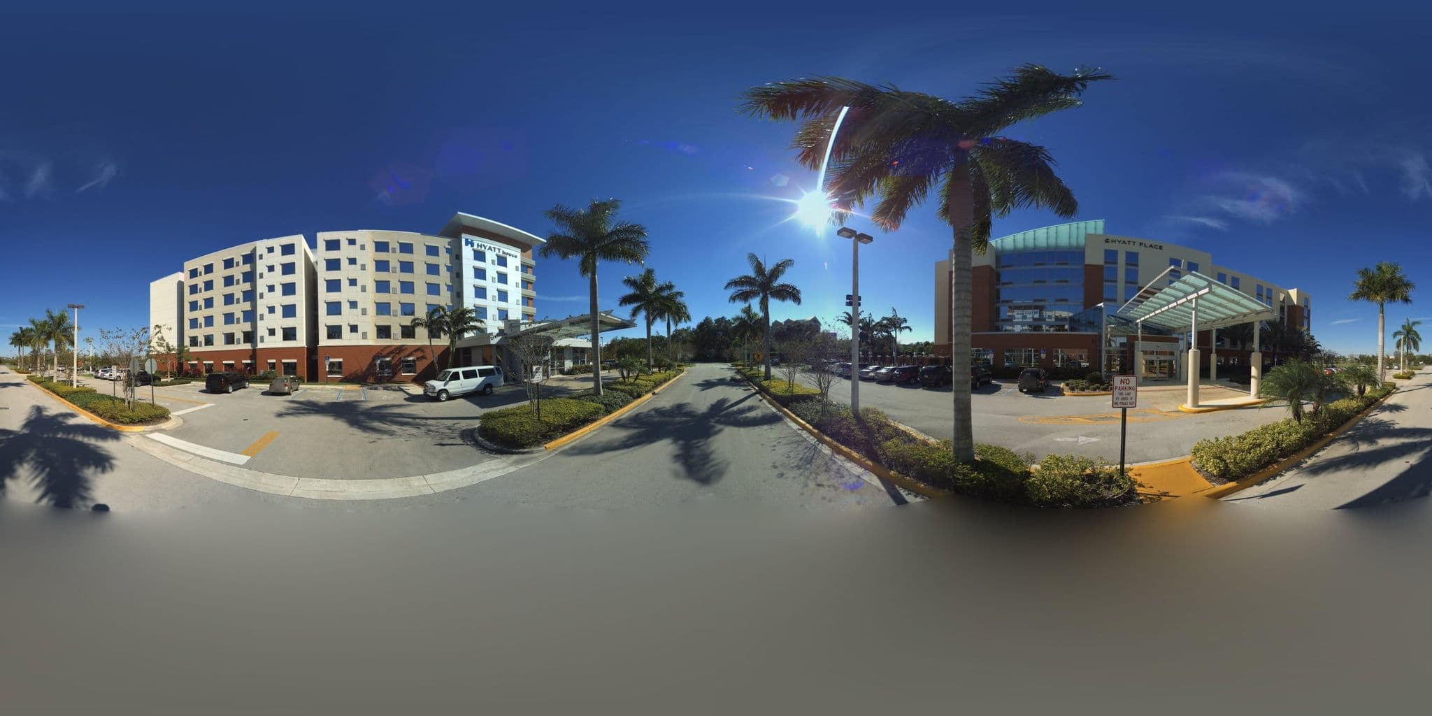 Street view near Hyatt Summerfield Suites, Dania Beach — © microsoft (CC BY-SA · Mapillary)