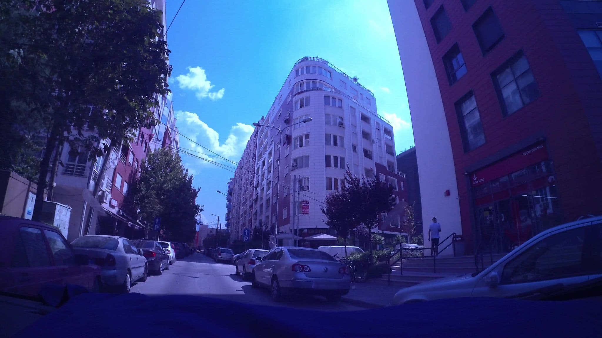 Street view near Hotel Dinasty, Tirana