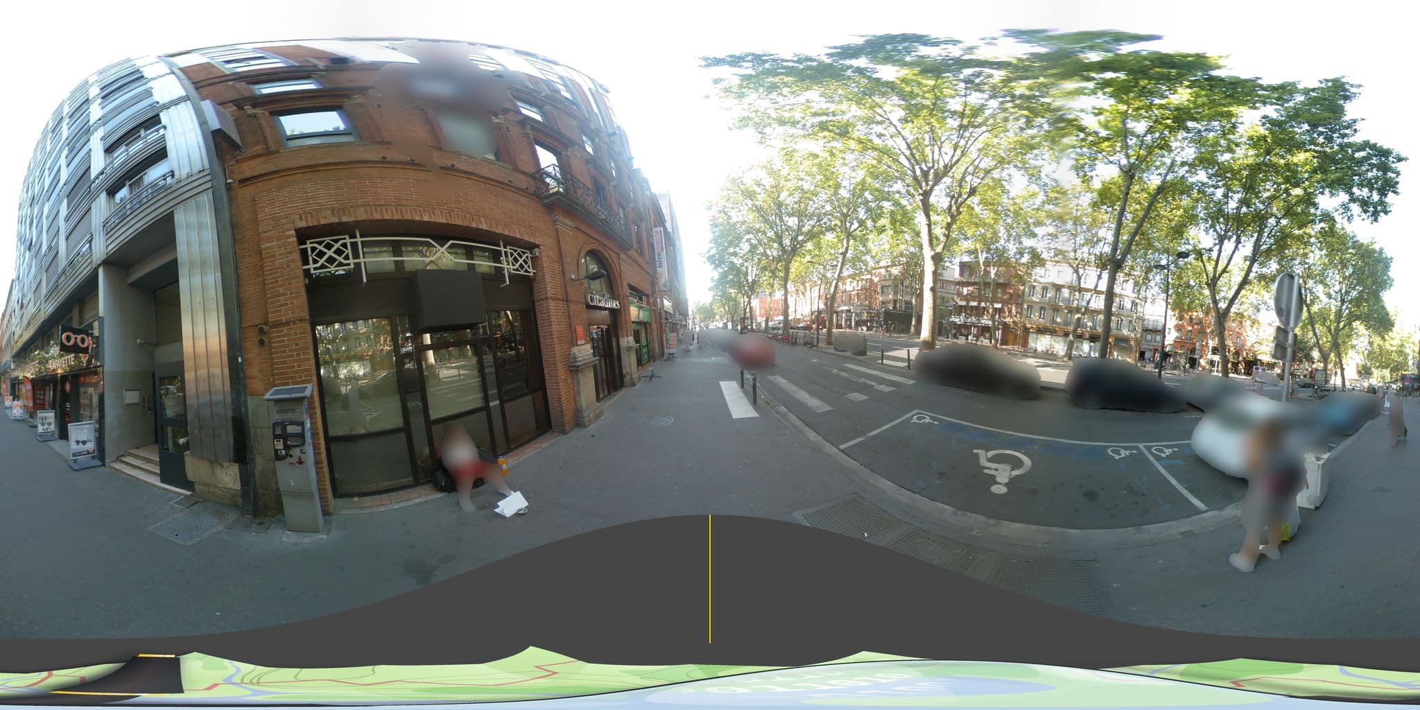 Street view near Résidence Métropole Toulouse, Toulouse — © tyndare (CC BY-SA · Mapillary)
