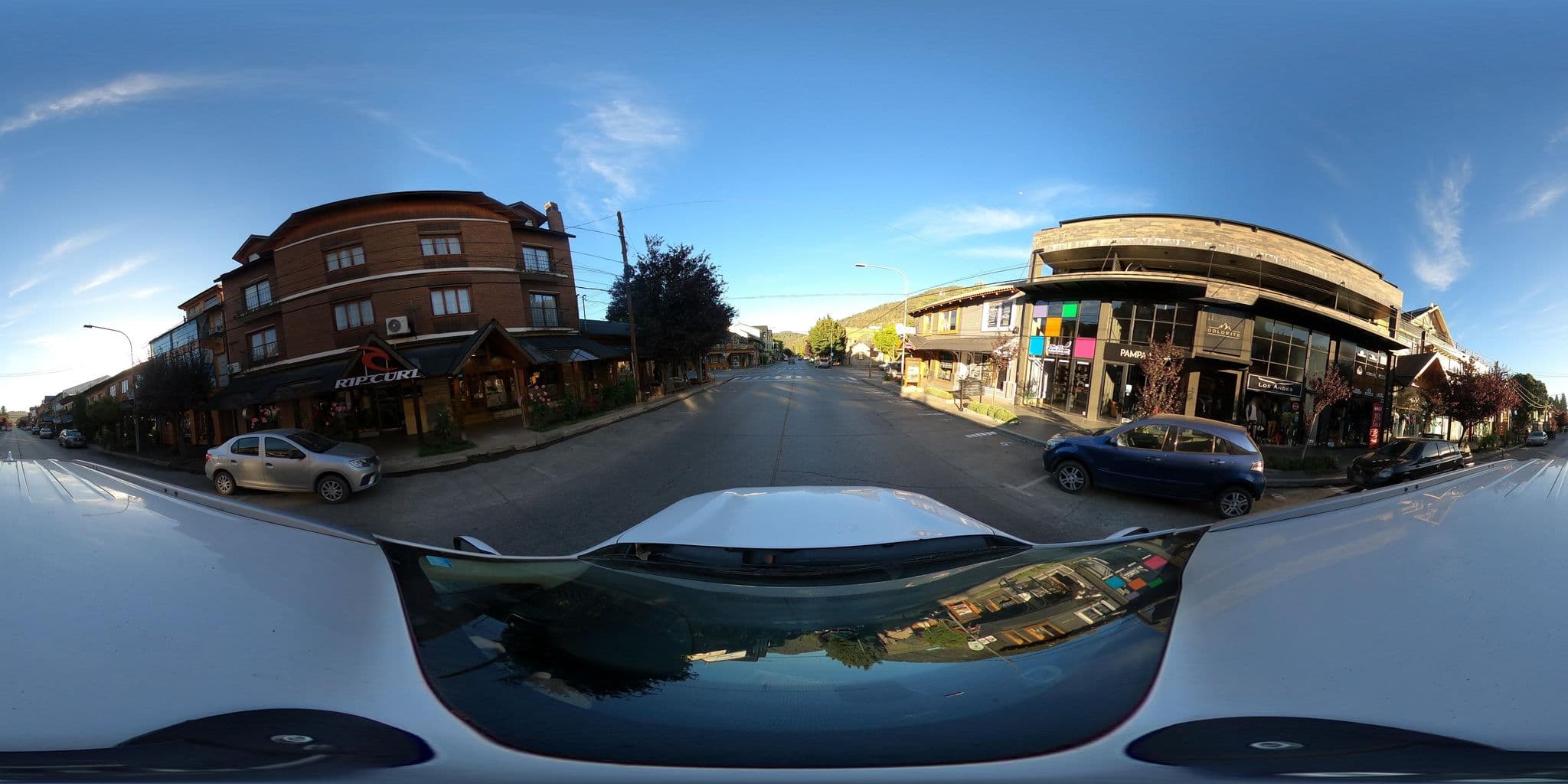 Street view near Hotel Rosa de los Viajes, San Martín de los Andes