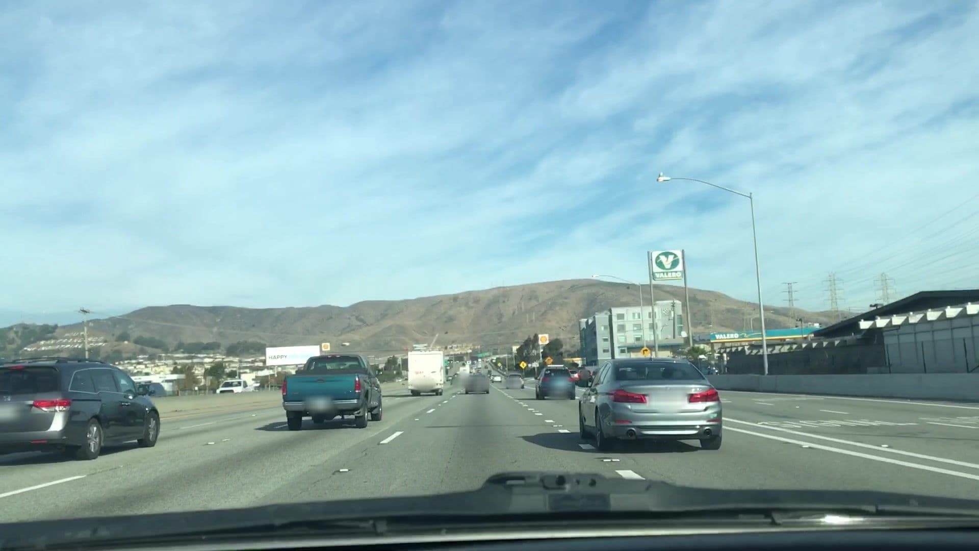 Street view near Hilton Tokyo, South San Francisco — © lvl5 (CC BY-SA · Mapillary)