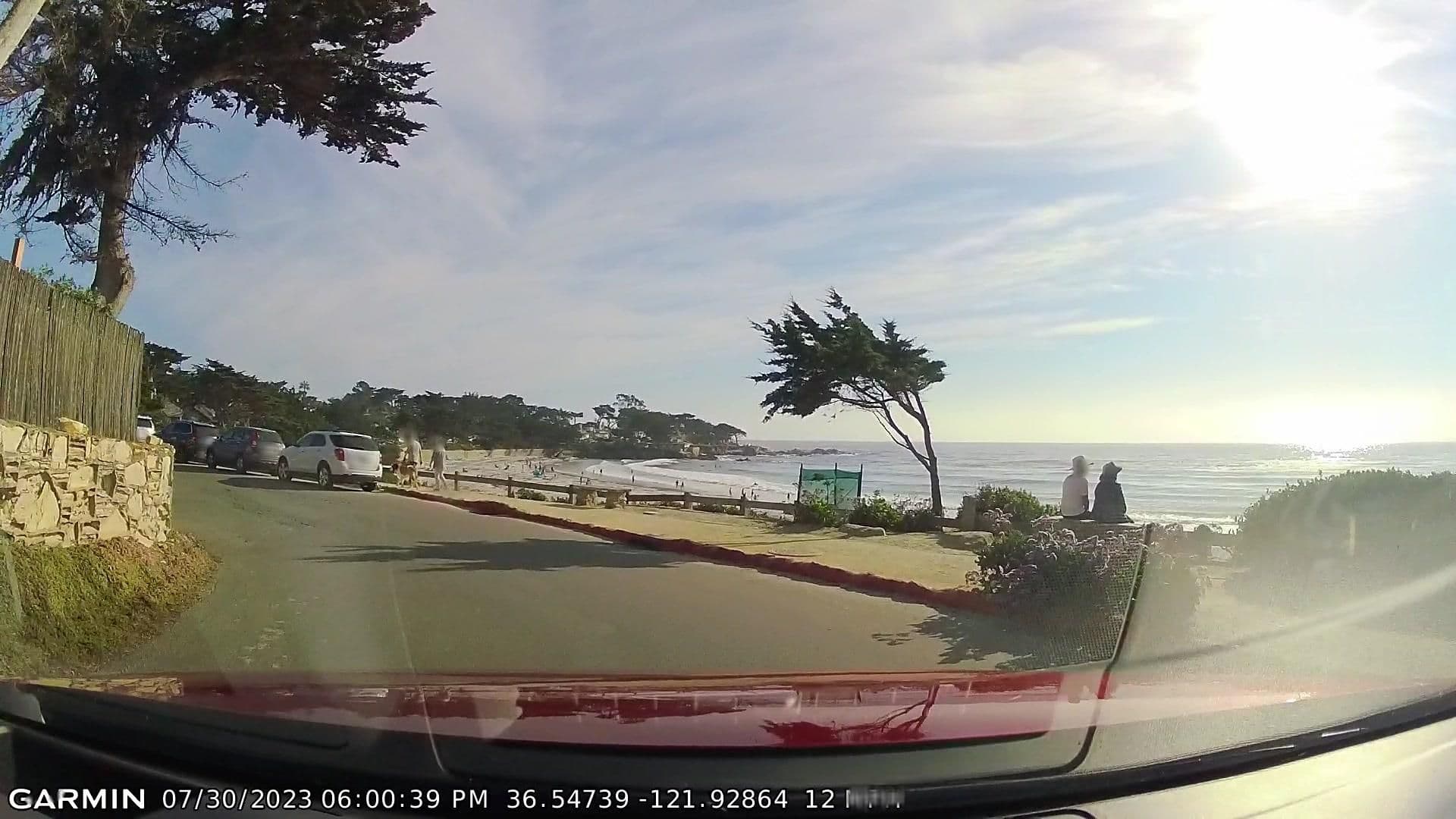 Street view near The Spa, Carmel-by-the-Sea — © eneerhut (CC BY-SA · Mapillary)