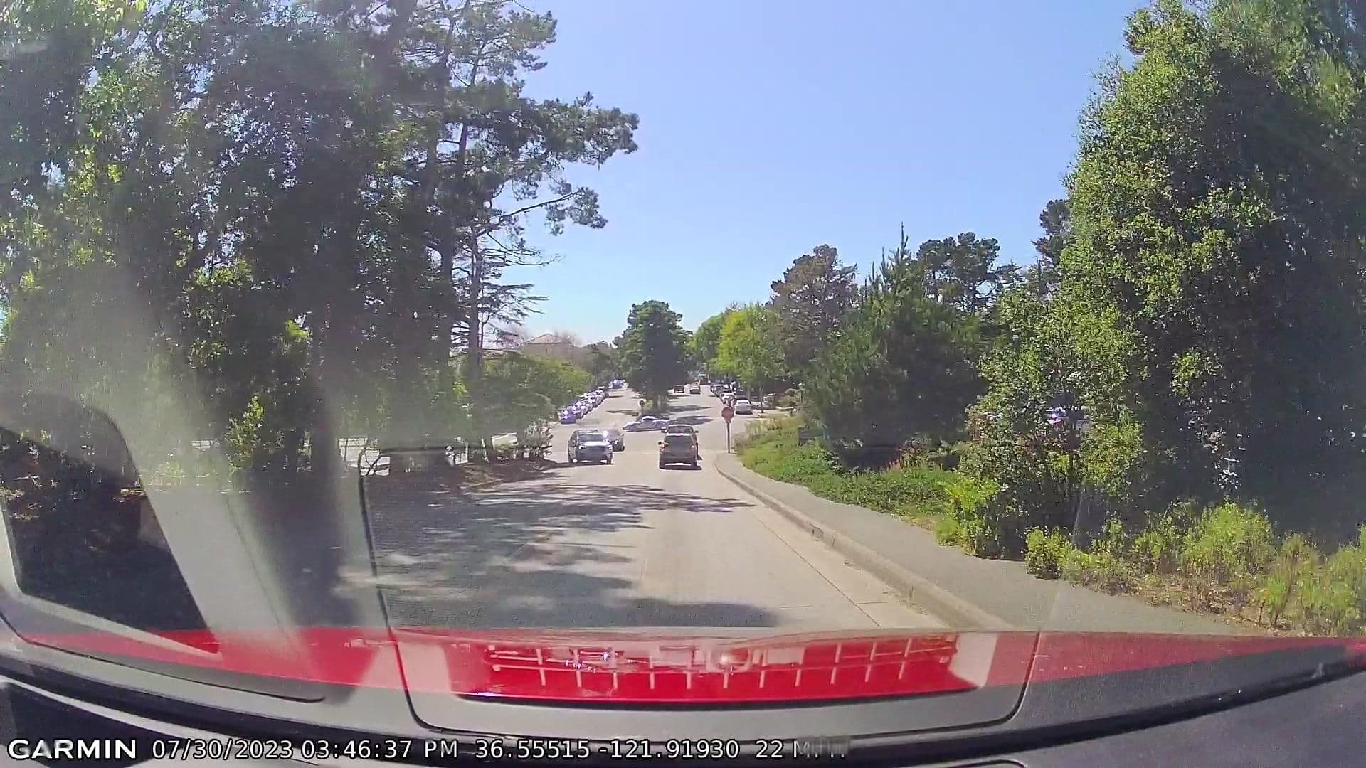 Street view near Mundor Studio Guest House, Carmel-by-the-Sea — © eneerhut (CC BY-SA · Mapillary)