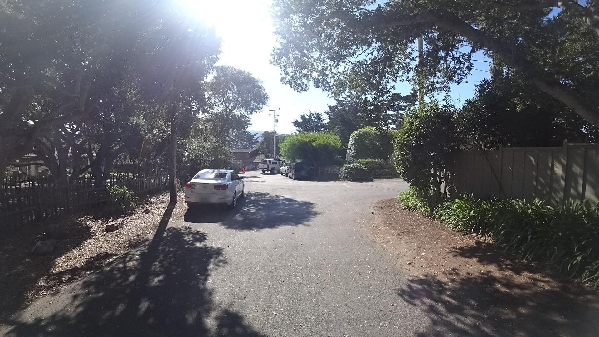 Street view near Falmouth Cottage, Carmel-by-the-Sea — © marker_geo (CC BY-SA · Mapillary)