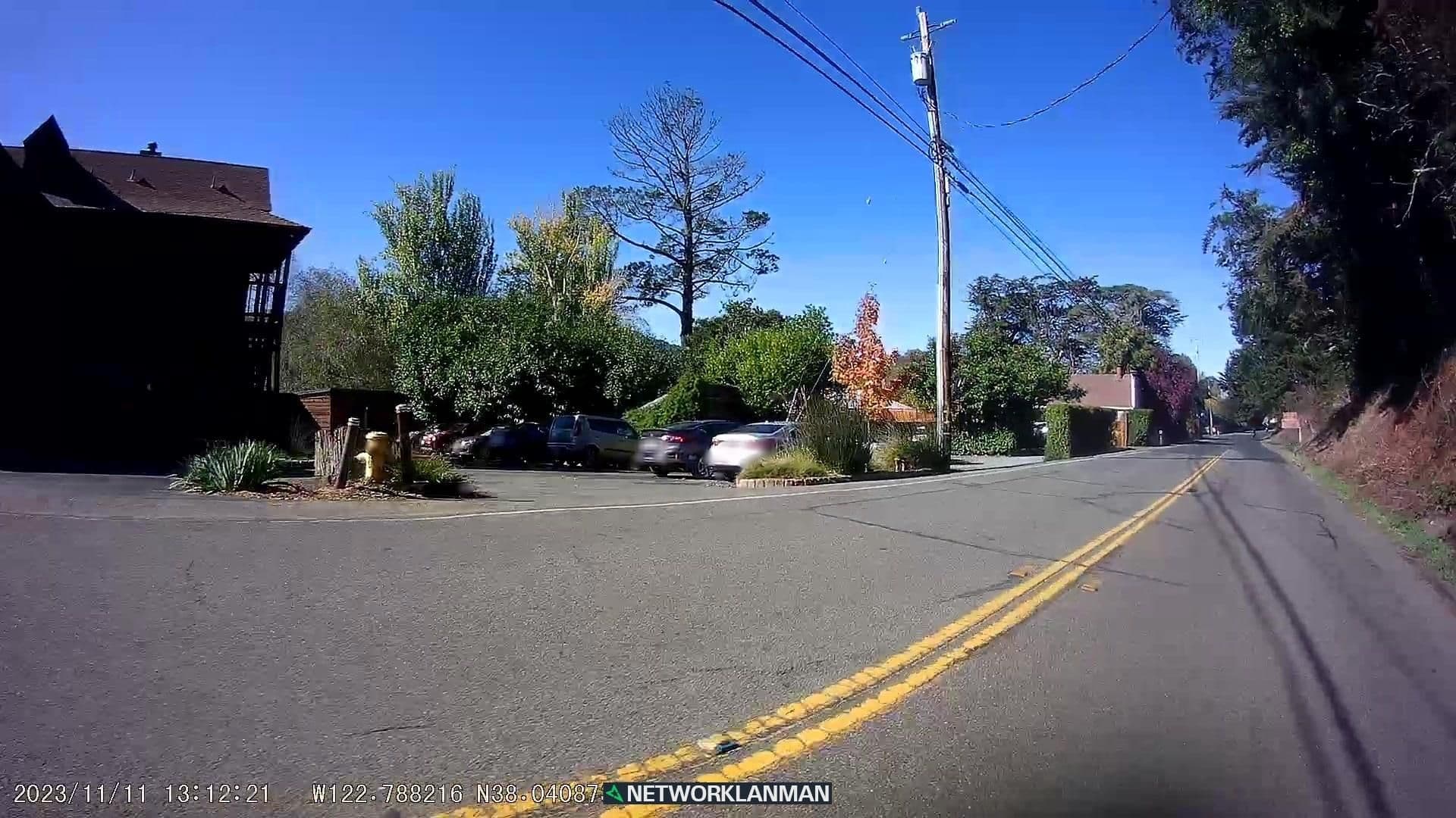 Street view near Point Reyes Seashore Lodge, Lagunitas-Forest Knolls — © networklanman (CC BY-SA · Mapillary)