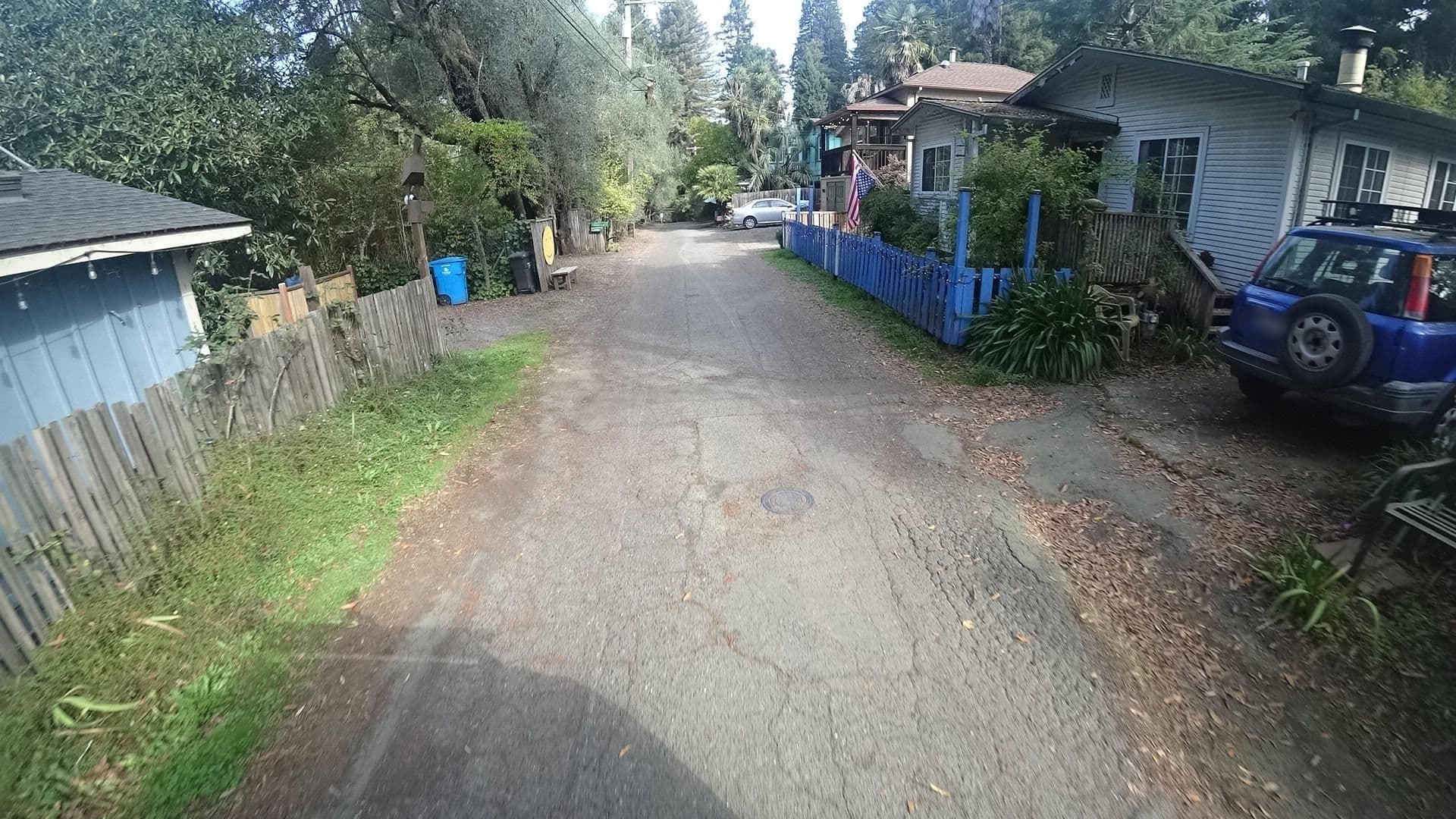 Street view near Rose Cottage, Guerneville — © marker_geo (CC BY-SA · Mapillary)