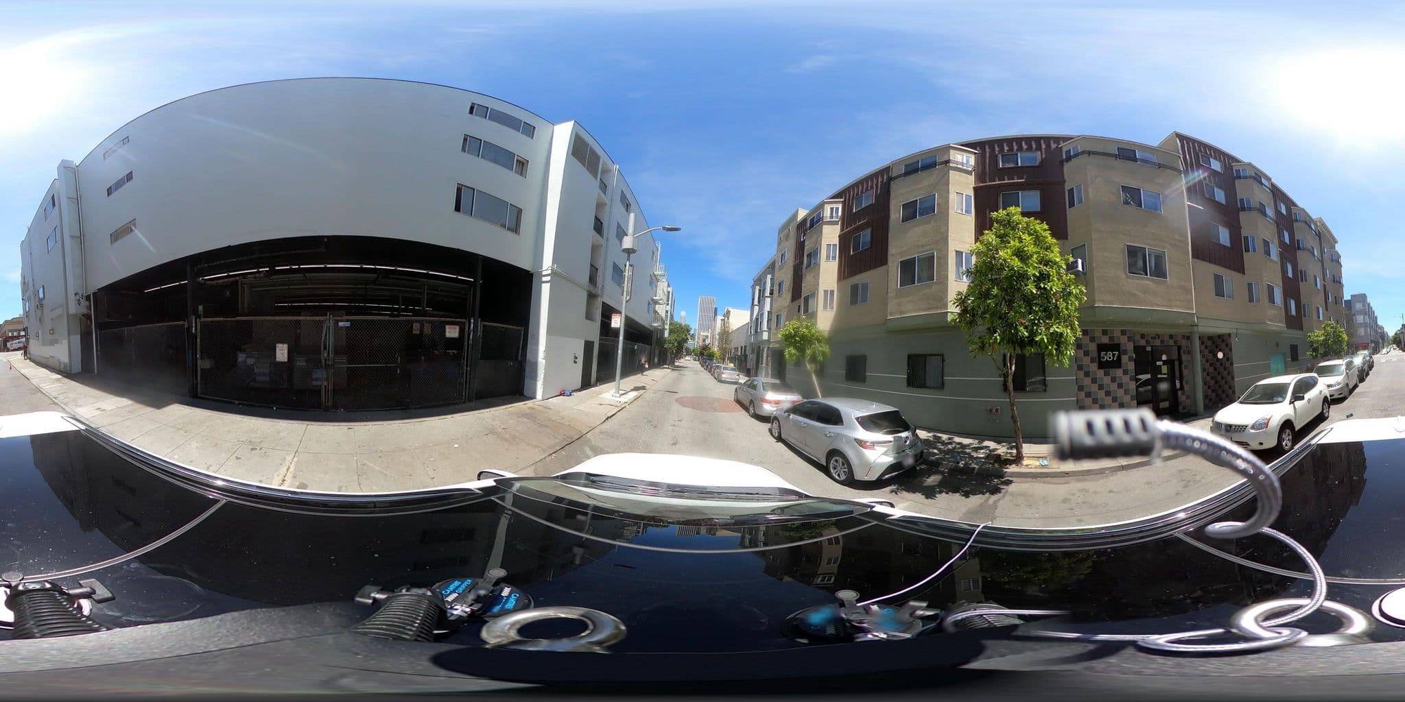 Street view near Americania Hotel, San Francisco — © GoProMAX3M (CC BY-SA · Mapillary)