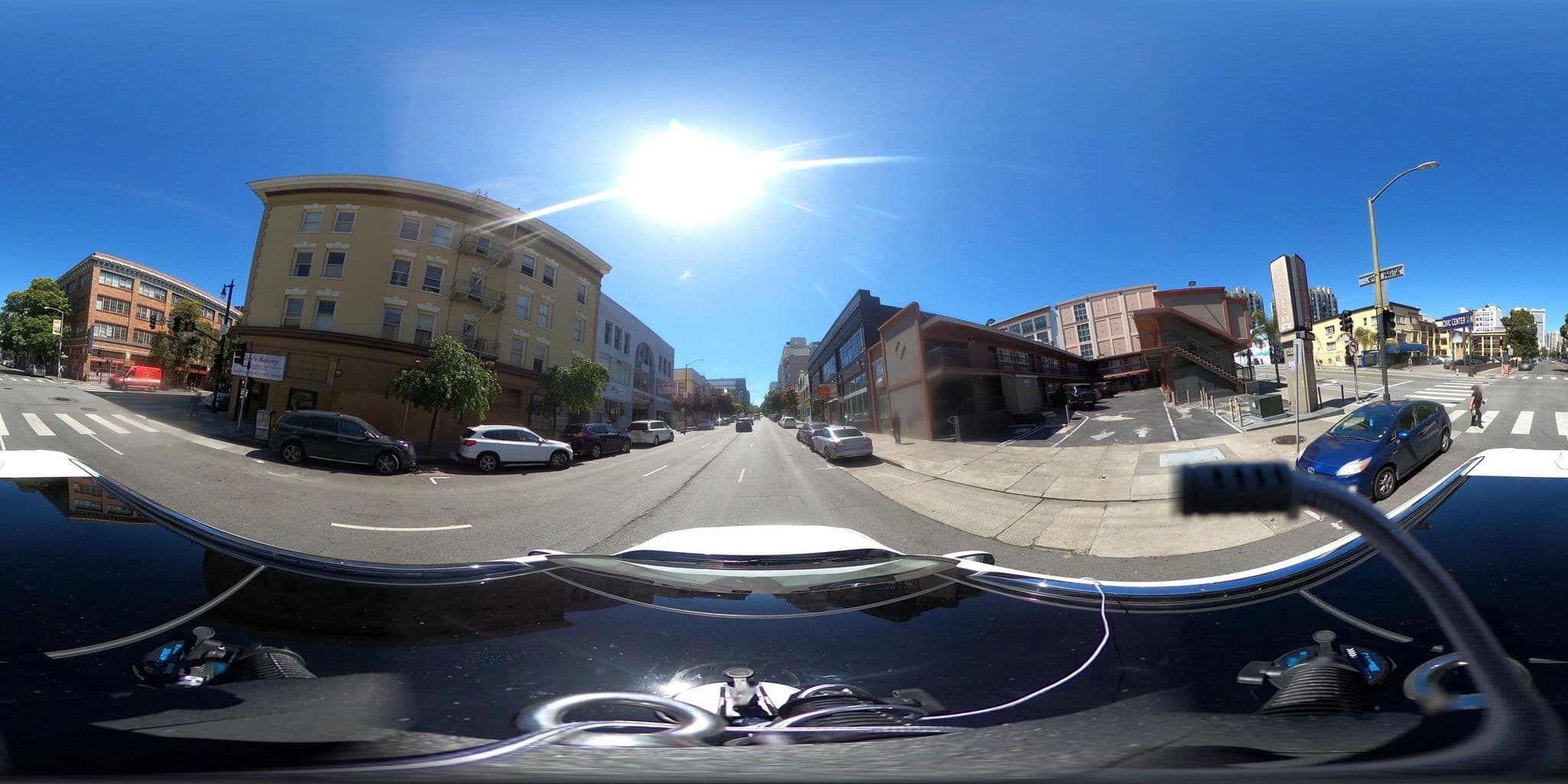 Street view near American International Hostel, San Francisco — © GoProMAX3M (CC BY-SA · Mapillary)