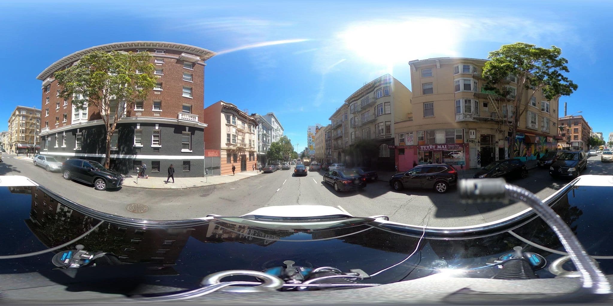 Street view near Hotel Union, San Francisco — © GoProMAX3M (CC BY-SA · Mapillary)