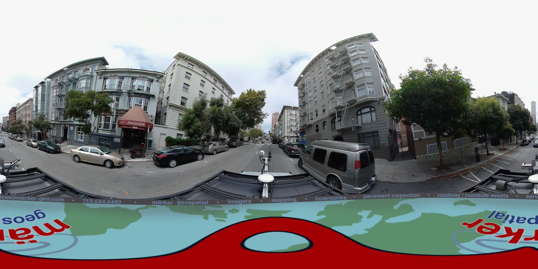 Street view near Biltmore Hotel, Chinatown — © marker_geo1 (CC BY-SA · Mapillary)