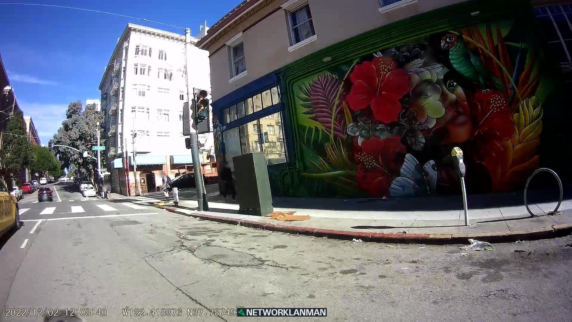 Street view near Hotel Sutter And Larkin, Chinatown — © networklanman (CC BY-SA · Mapillary)