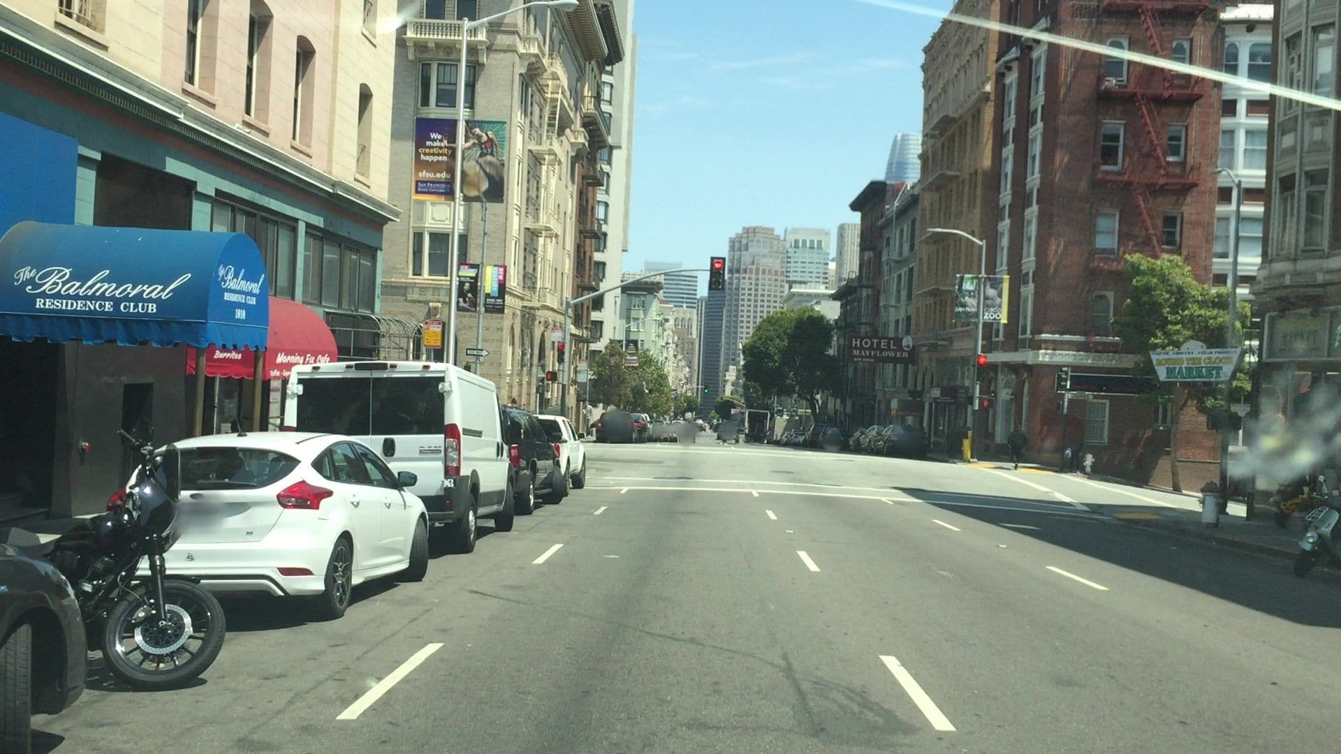 Street view near 1010 Bush Residences, Chinatown — © lvl5 (CC BY-SA · Mapillary)