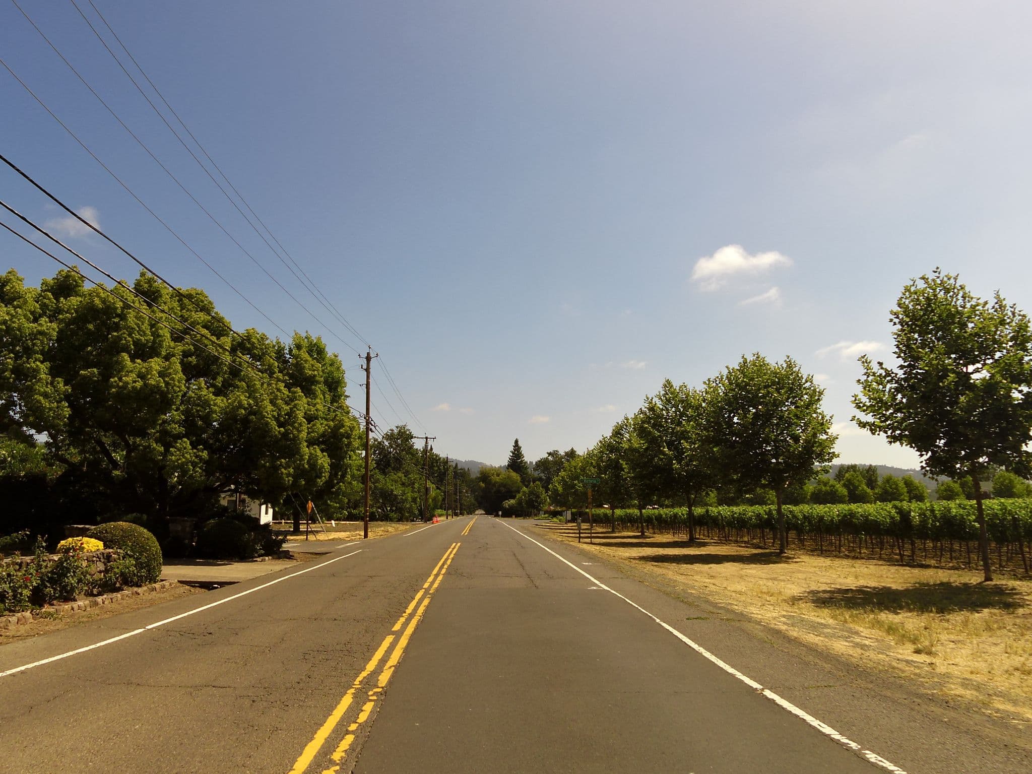 Street view near Zinfandel Inn, Saint Helena — © andrewsnow (CC BY-SA · Mapillary)