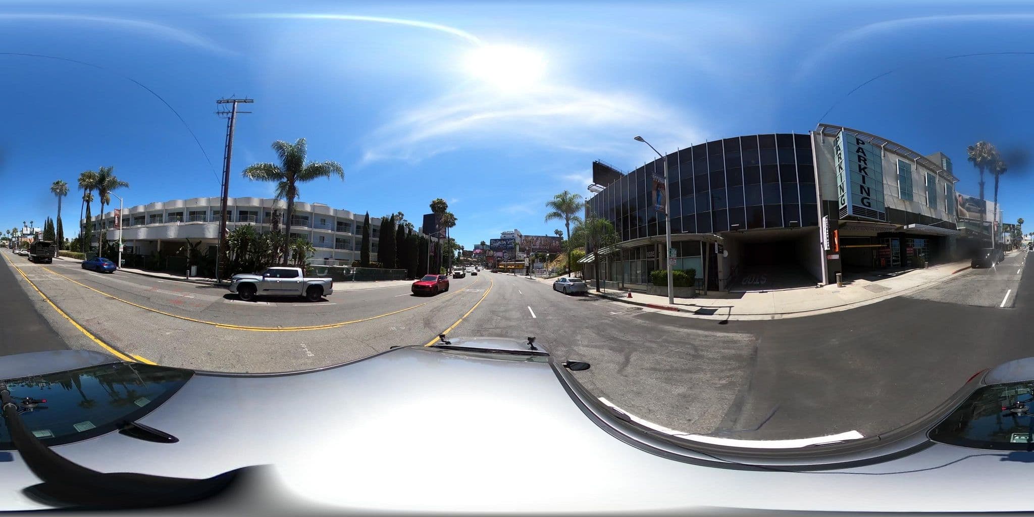 Street view near Rudy's Barbershop at The Standard, Hollywood, Beverly Hills — © ebelmudez (CC BY-SA · Mapillary)