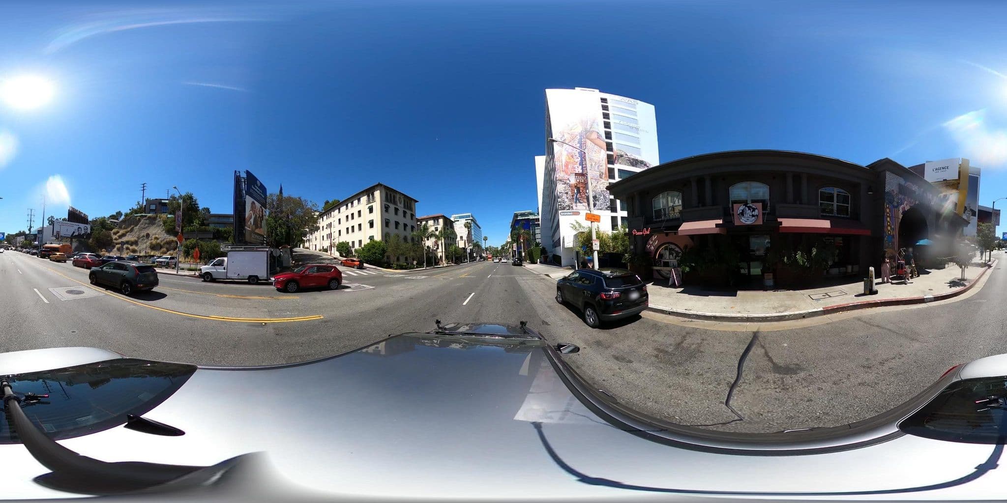 Street view near The Gafton, Beverly Hills — © ebelmudez (CC BY-SA · Mapillary)