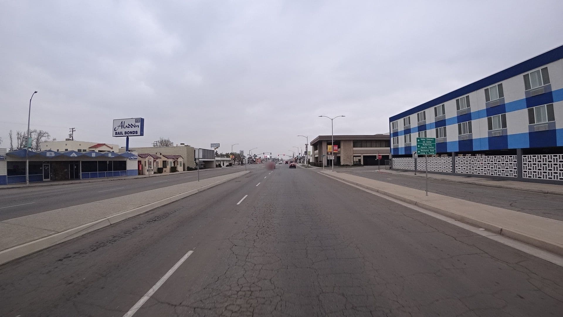 Street view near Downtowner Inn, Bakersfield — © marker_geo (CC BY-SA · Mapillary)