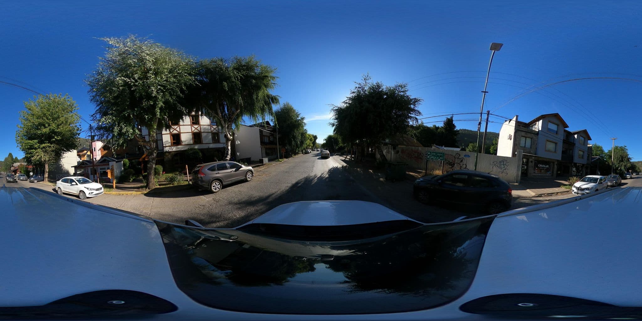 Street view near Le Chátelet Hotel, San Martín de los Andes