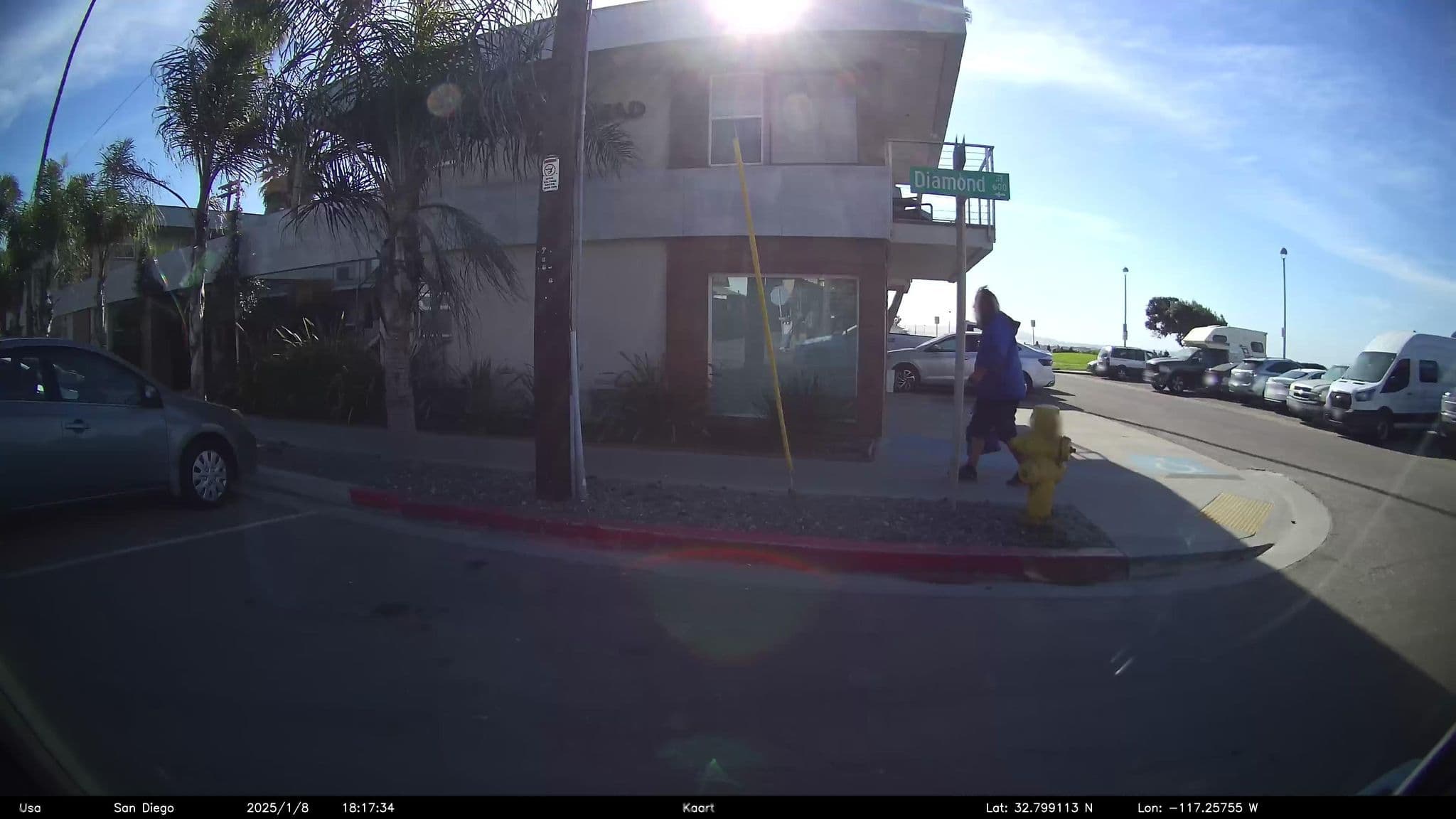 Street view near Diamond Head Inn, La Jolla — © GoProMAX3M (CC BY-SA · Mapillary)