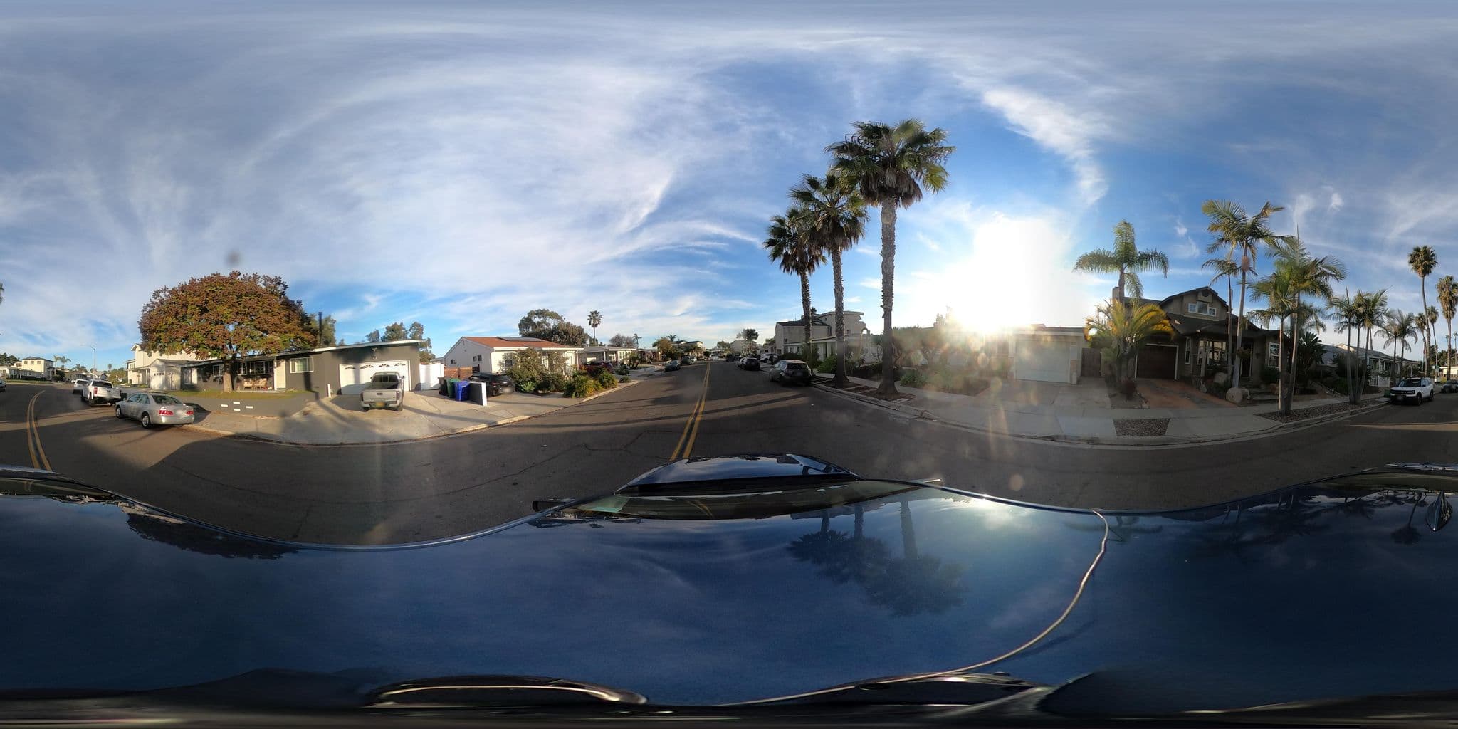 Street view near The Paunts' Pants, La Jolla — © GoProMAX3M (CC BY-SA · Mapillary)