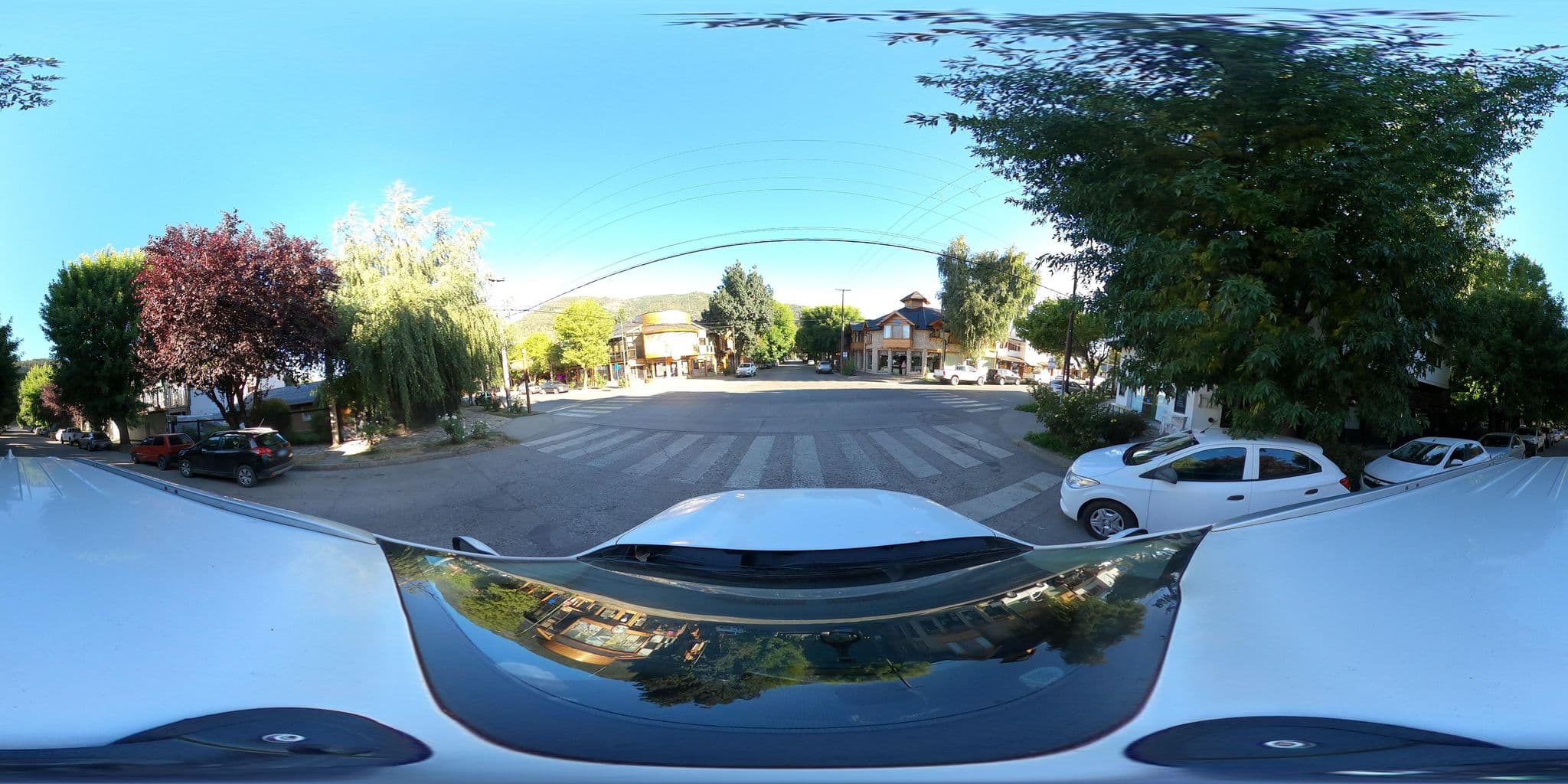 Street view near Intermonti Hotel, San Martín de los Andes