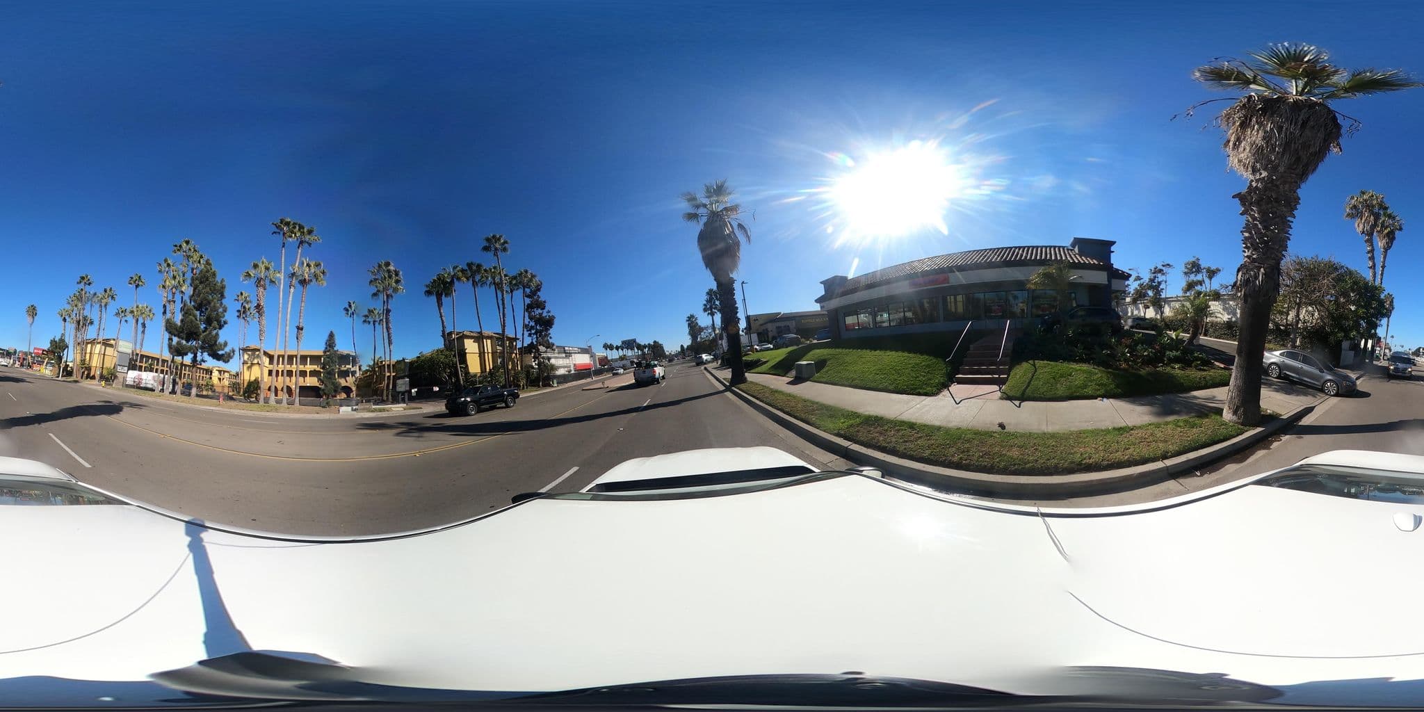 Street view near Green World Inn, San Diego — © GoProMAX3M (CC BY-SA · Mapillary)