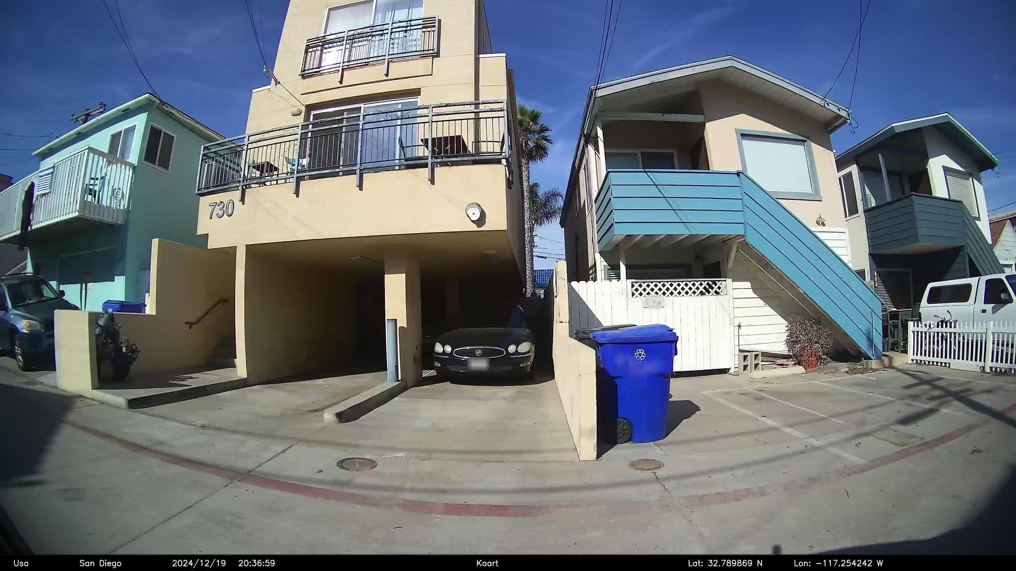 Street view near Red Door Cottage, La Jolla — © GoProMAX3M (CC BY-SA · Mapillary)