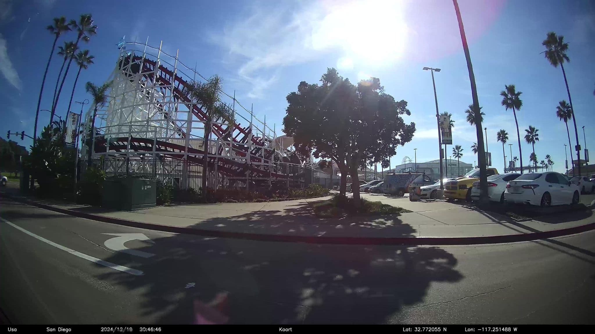 Street view near ITH MISSION BEACH BACKPACKER HOSTEL, La Jolla — © GoProMAX3M (CC BY-SA · Mapillary)