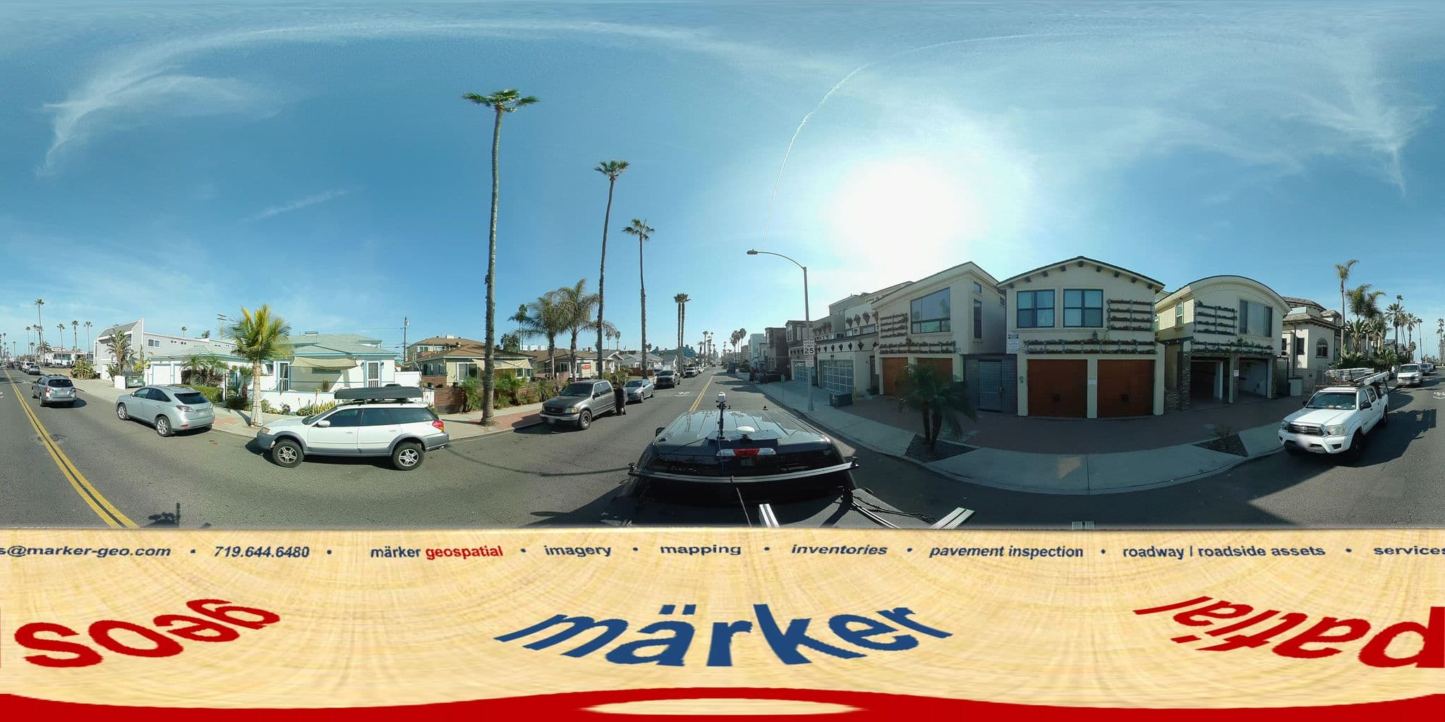 Street view near Oceanside beachfront cottage, Oceanside — © marker_geo1 (CC BY-SA · Mapillary)
