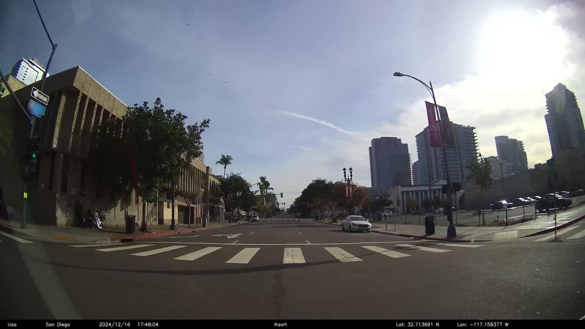 Street view near Sweet Suite, San Diego — © GoProMAX3M (CC BY-SA · Mapillary)