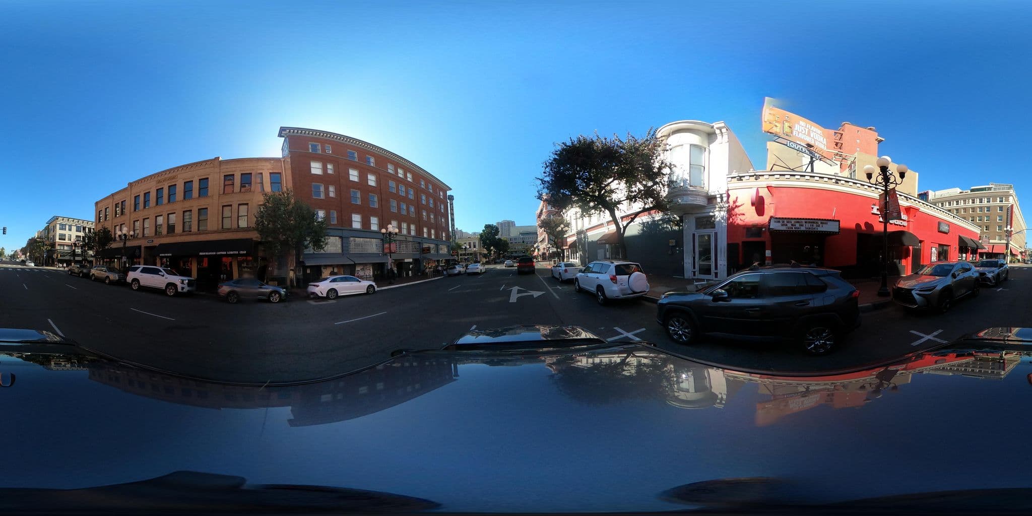 Street view near Tsunami Beach Club, San Diego — © GoProMAX3M (CC BY-SA · Mapillary)