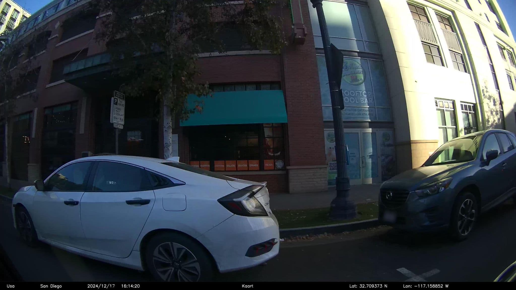 Street view near LOUNGEsix, San Diego — © GoProMAX3M (CC BY-SA · Mapillary)