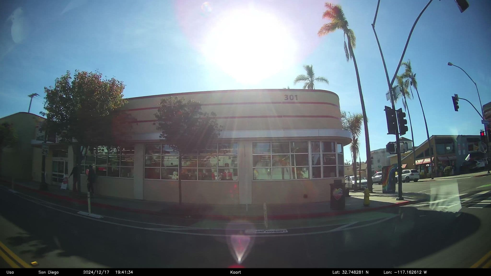 Street view near A Fortaleza, San Diego — © GoProMAX3M (CC BY-SA · Mapillary)