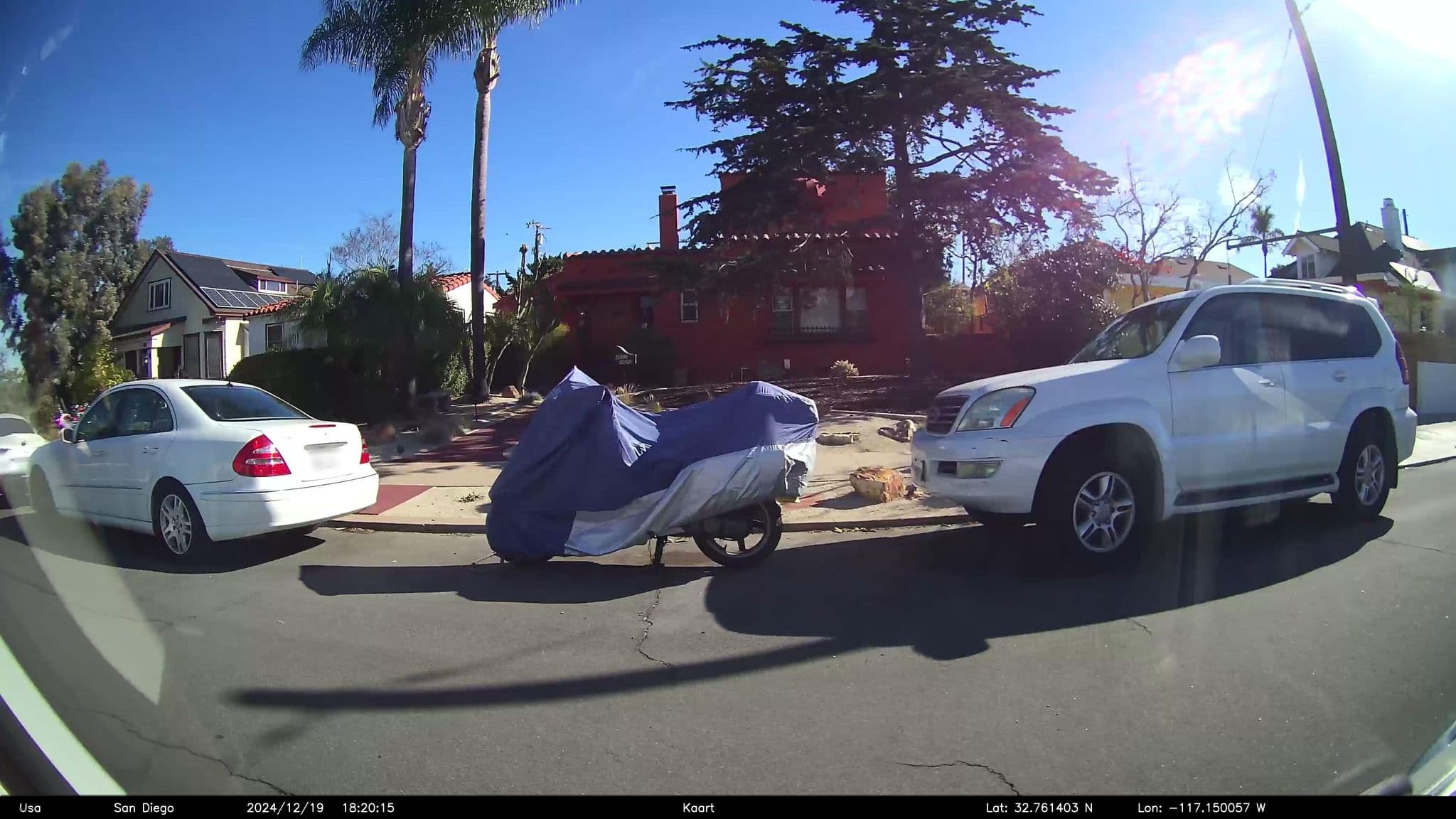 Street view near Casita Del Sol Manner, San Diego — © GoProMAX3M (CC BY-SA · Mapillary)