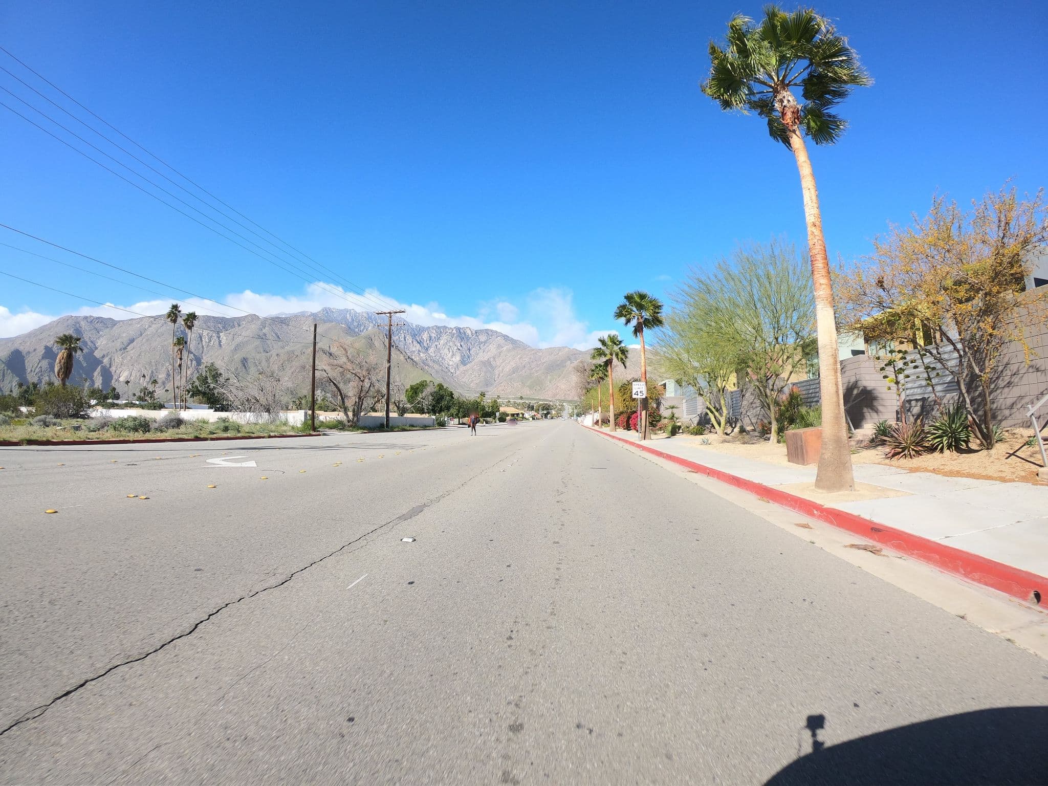 Street view near Scenic Townhouse w/ Pool, Palm Springs — © chrisbeddow (CC BY-SA · Mapillary)