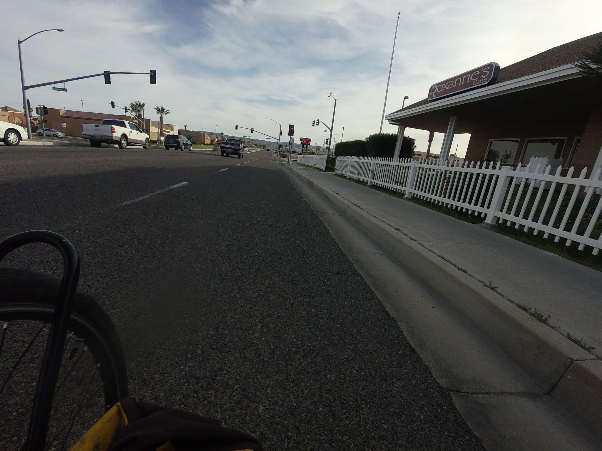 Street view near Carriage Inn, Ridgecrest — © hshearer (CC BY-SA · Mapillary)