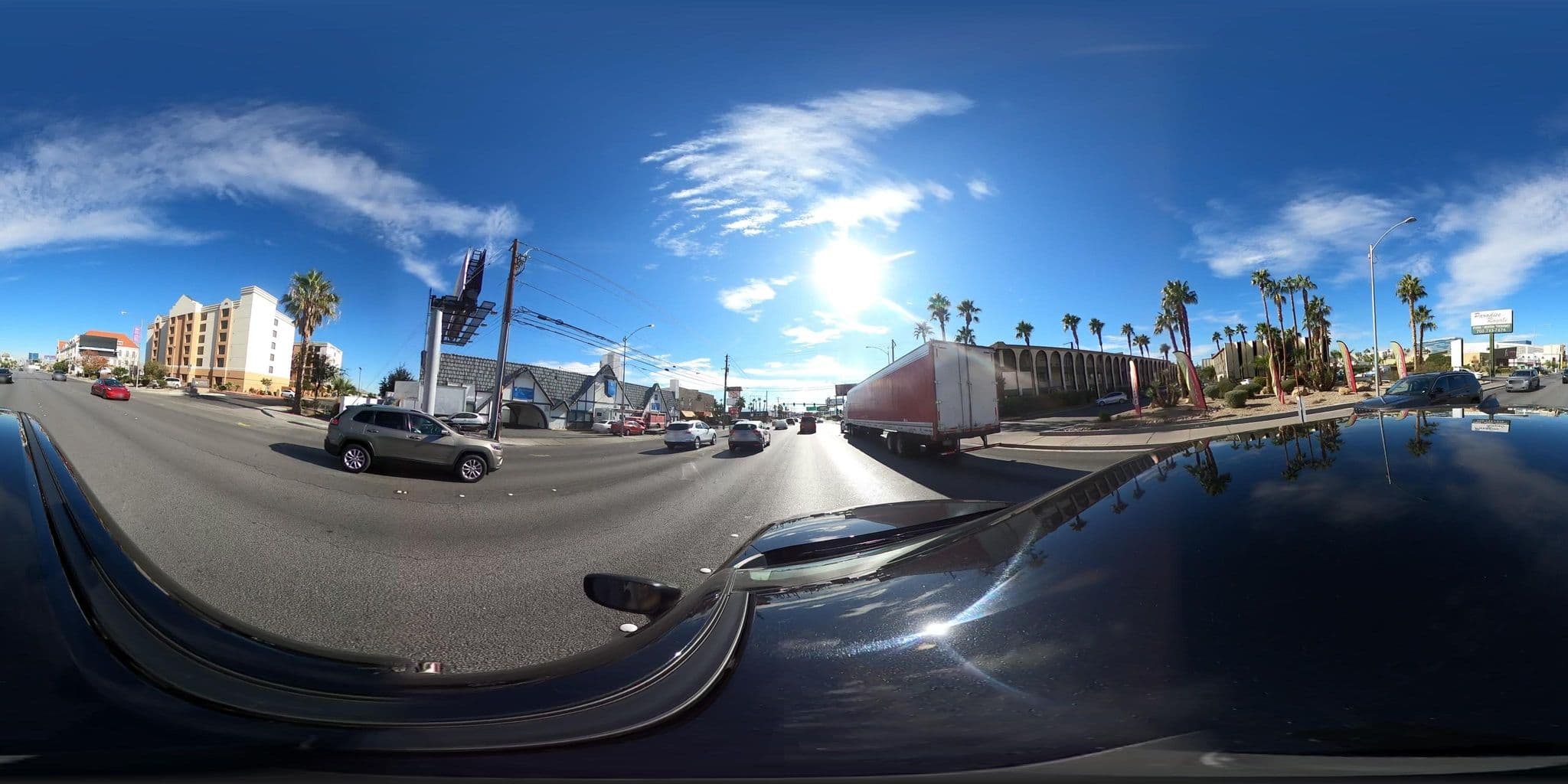 Street view near Virgin Hotels Las Vegas, Paradise — © eneerhut (CC BY-SA · Mapillary)