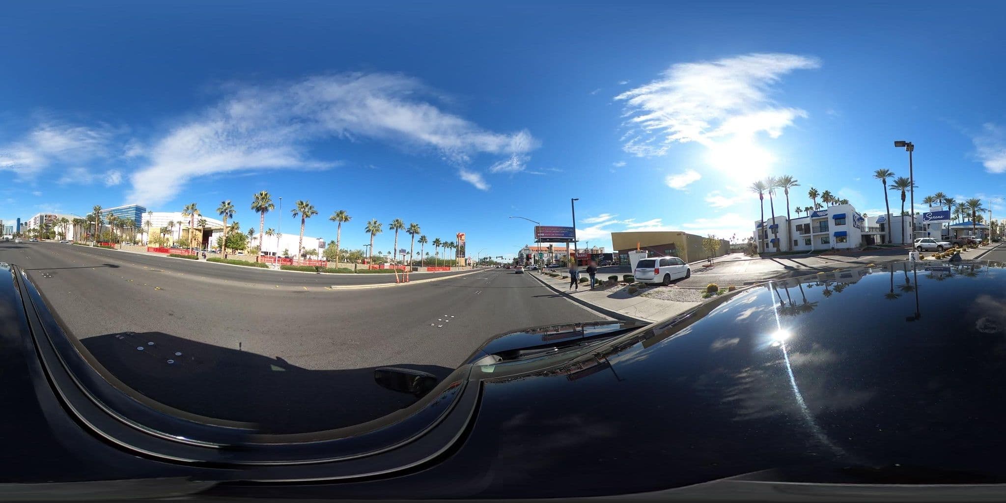 Street view near Canyon Towers at Virgin Hotel & Resort, Paradise — © eneerhut (CC BY-SA · Mapillary)