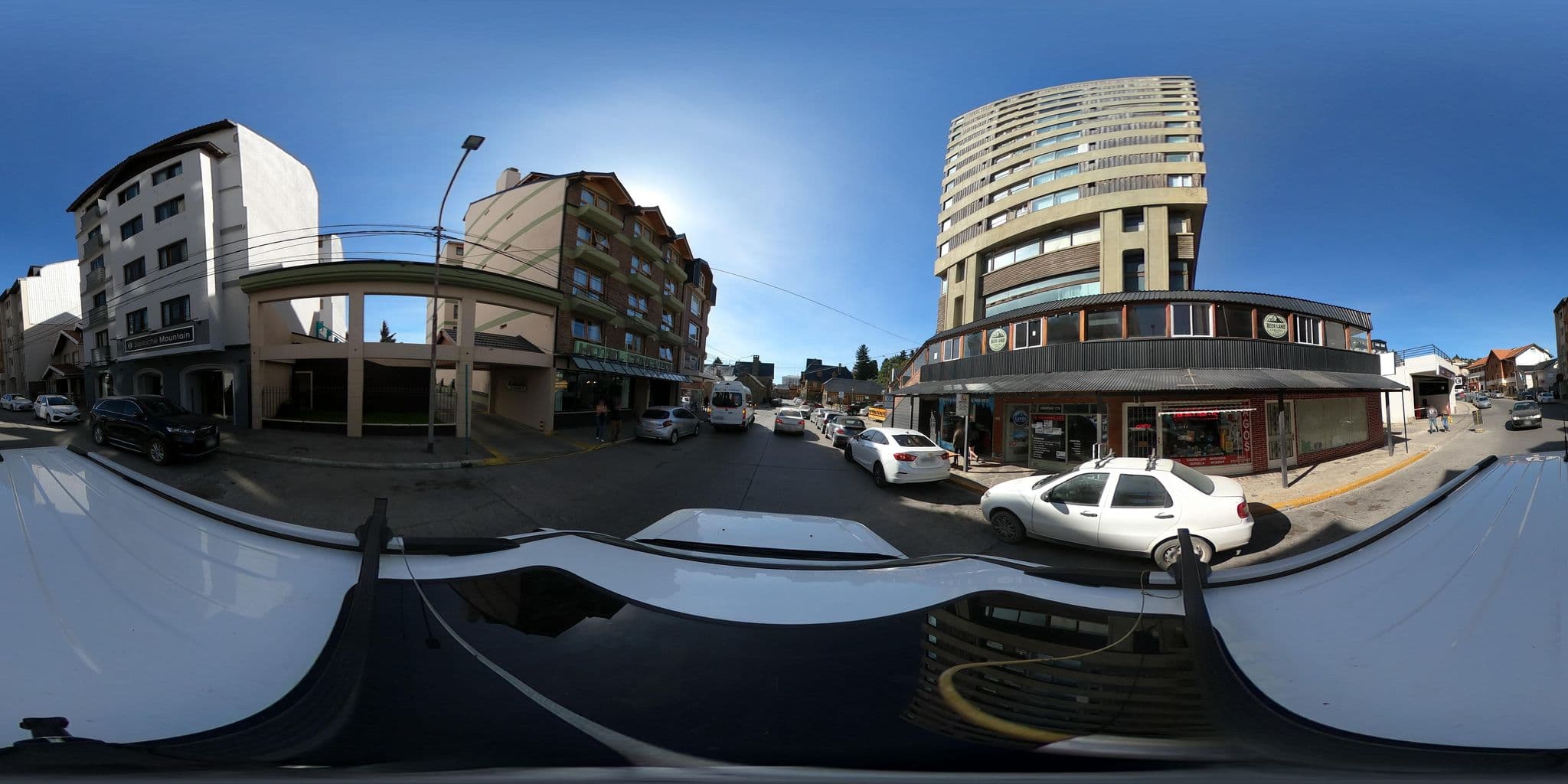 Street view near Hotel Concorde, San Carlos de Bariloche