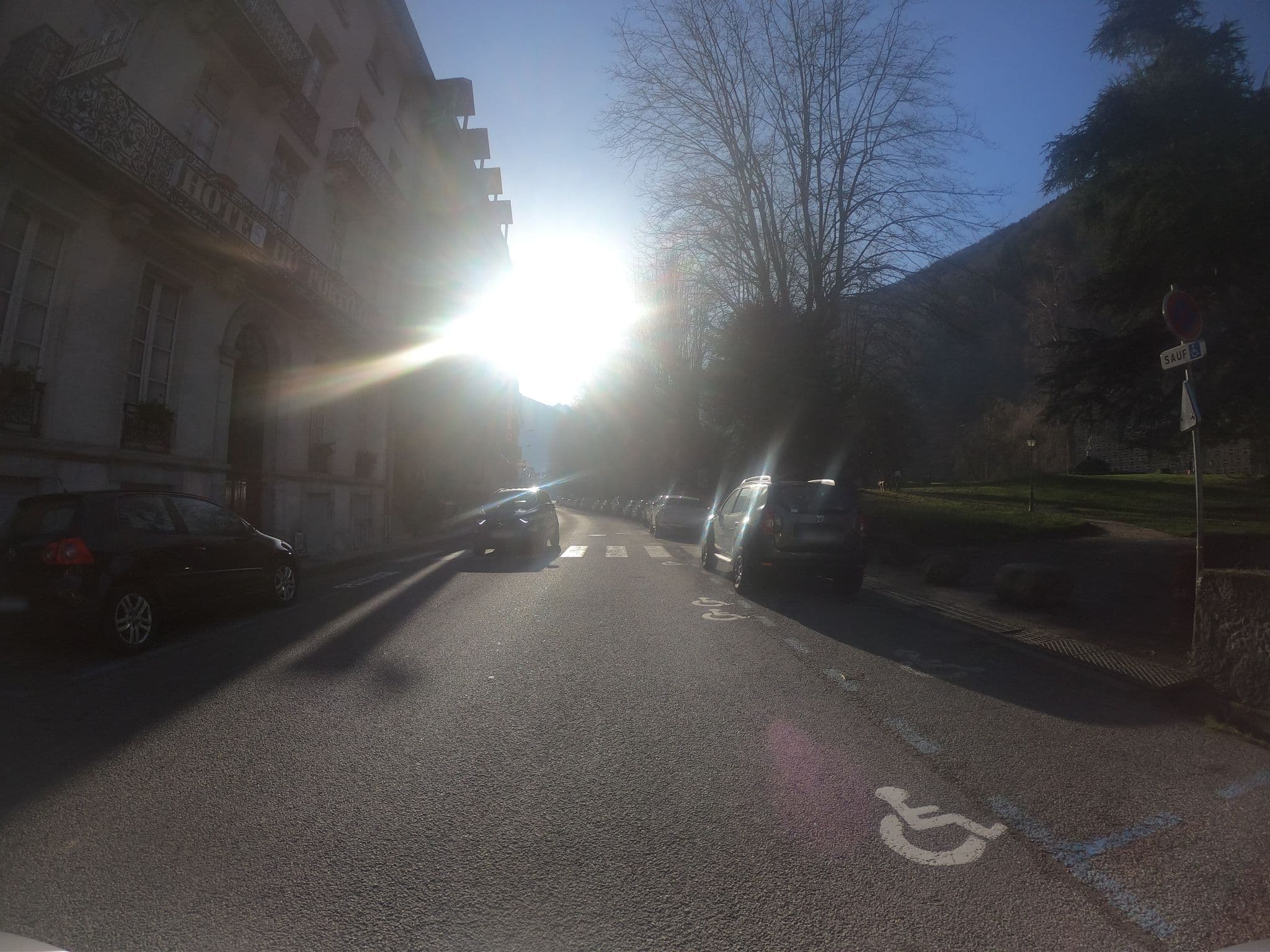 Street view near Hôtel du Portillon, Bagnères-de-Luchon — © joostjakob (CC BY-SA · Mapillary)