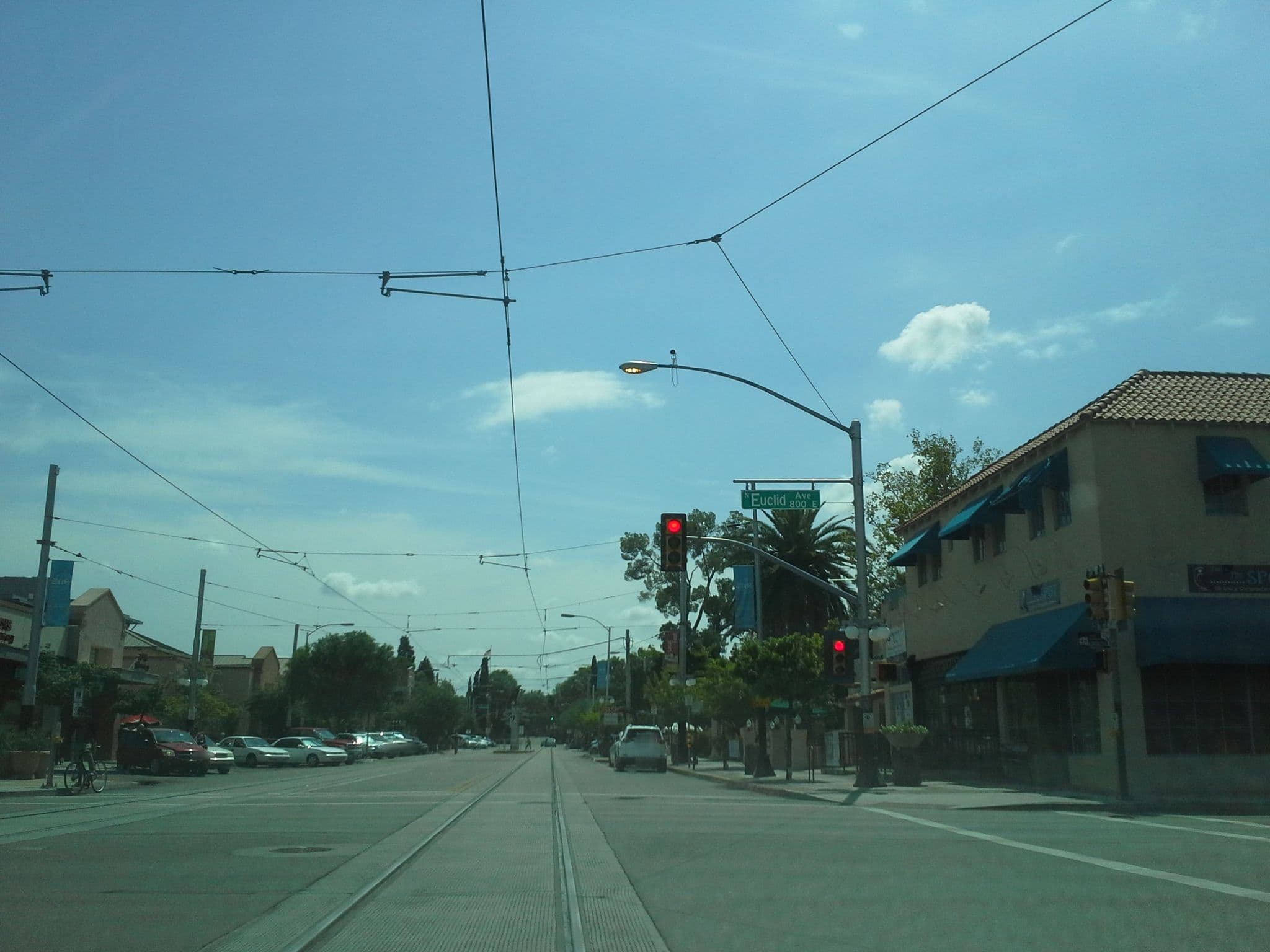Street view near Happy Cactus, Tucson — © drkludge (CC BY-SA · Mapillary)