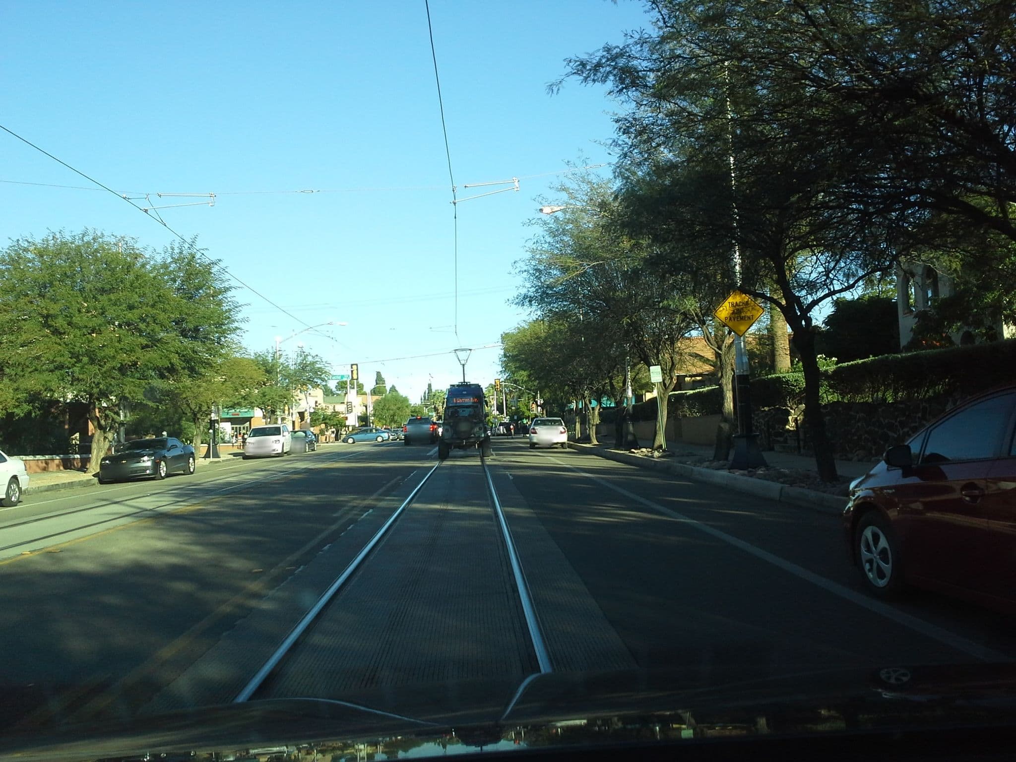 Street view near Peppertrees B & B Inn, Tucson — © drkludge (CC BY-SA · Mapillary)
