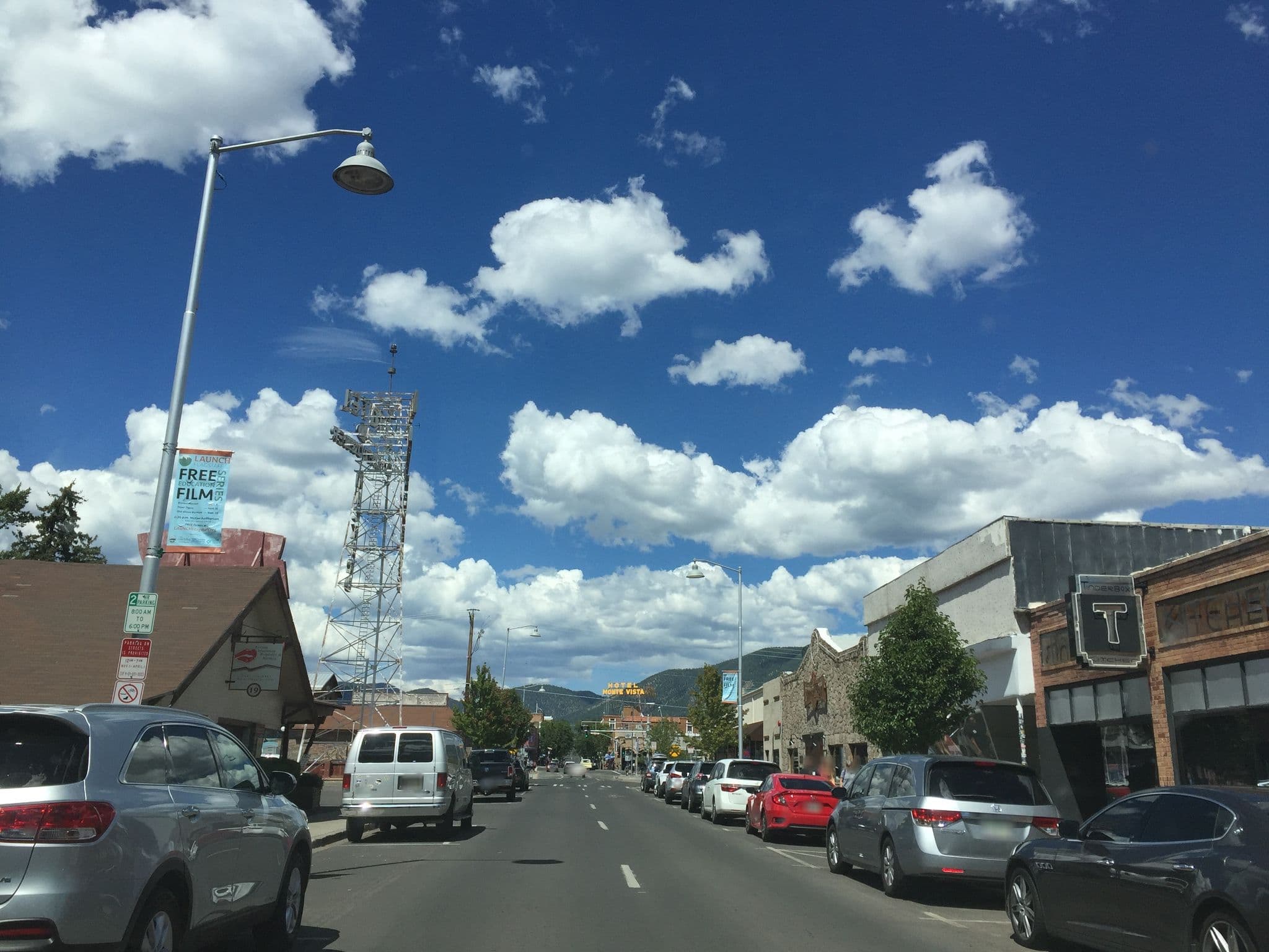 Street view near Downtowner, Flagstaff — © teemsaj (CC BY-SA · Mapillary)